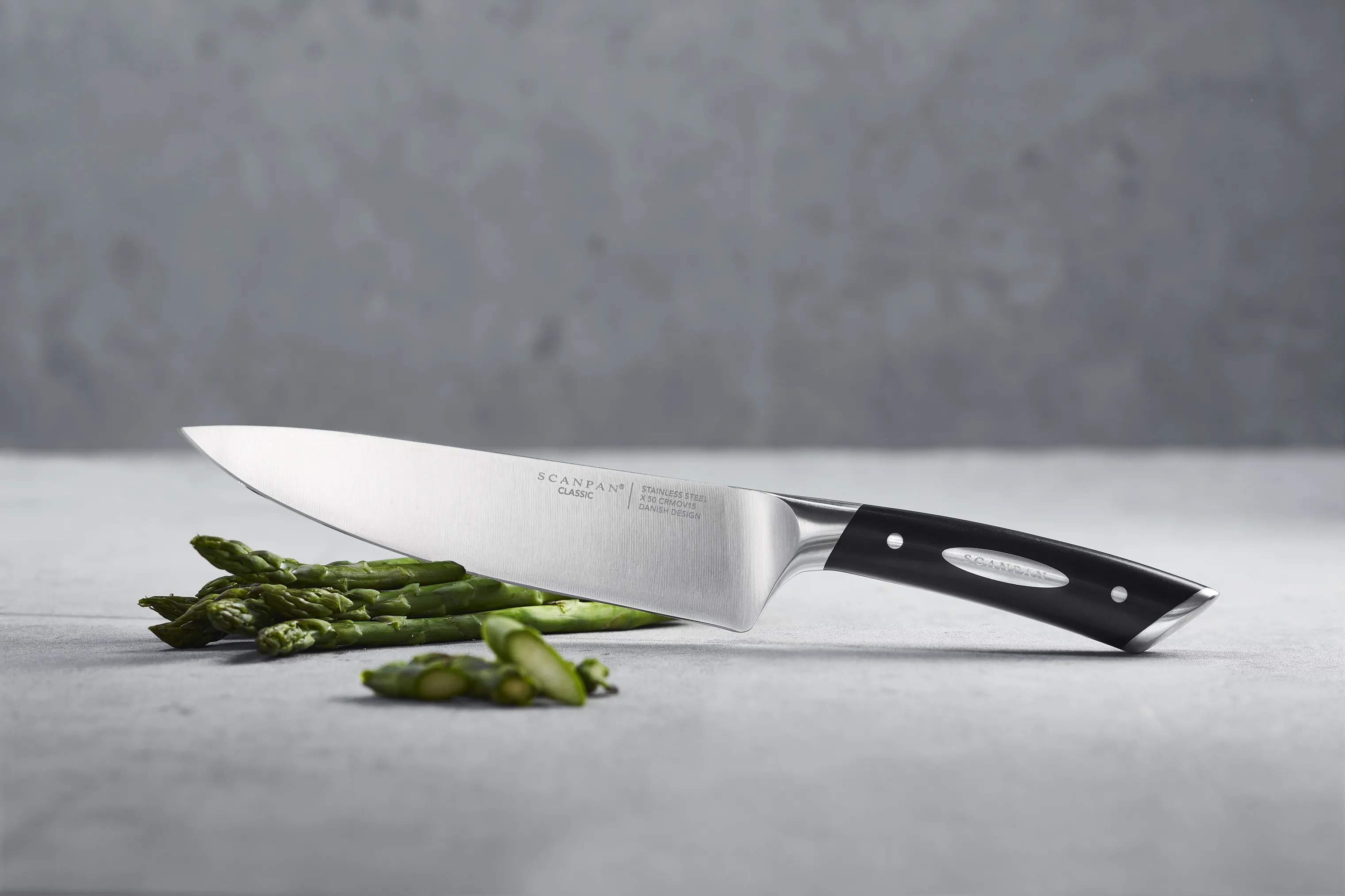 Scanpan Kokkeknive Classic Kokkekniv i Sort/stål, 2