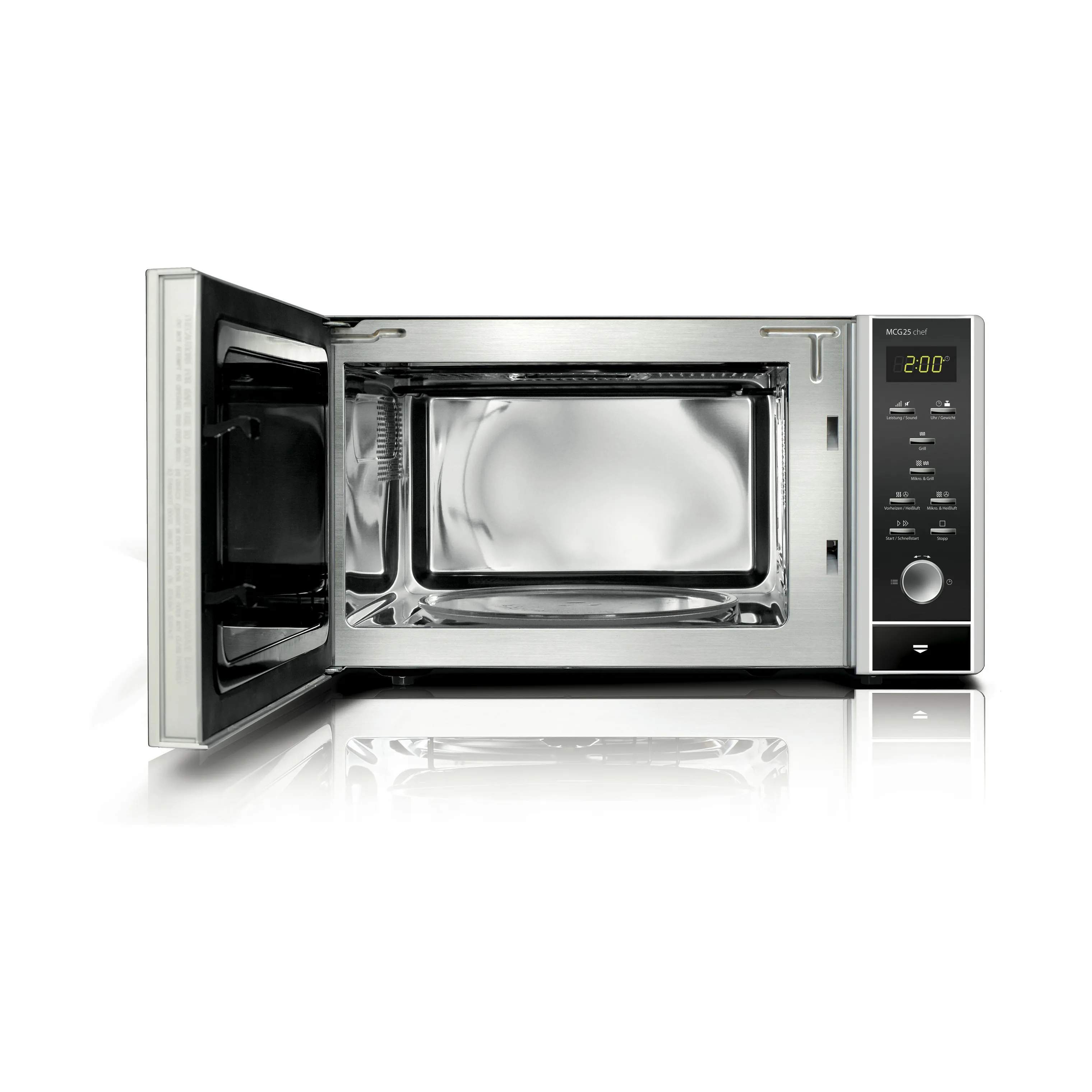 Caso Mikroovne Mikroovn CS3350 i Sort/Sølv, 2