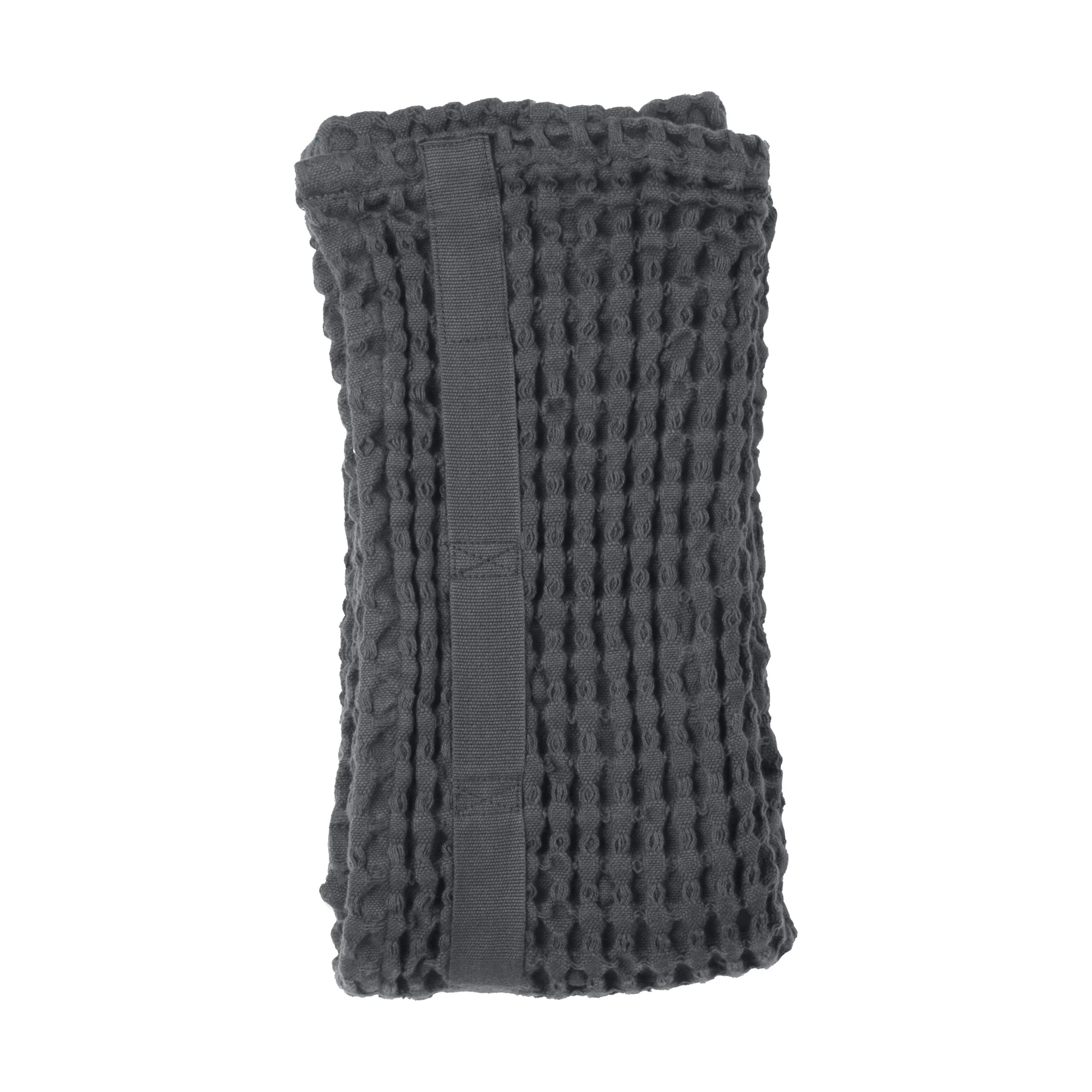 The Organic Company Håndklæder Big Waffle Vaffel Håndklæde i Mørkegrå, B50 x L75 cm, 3