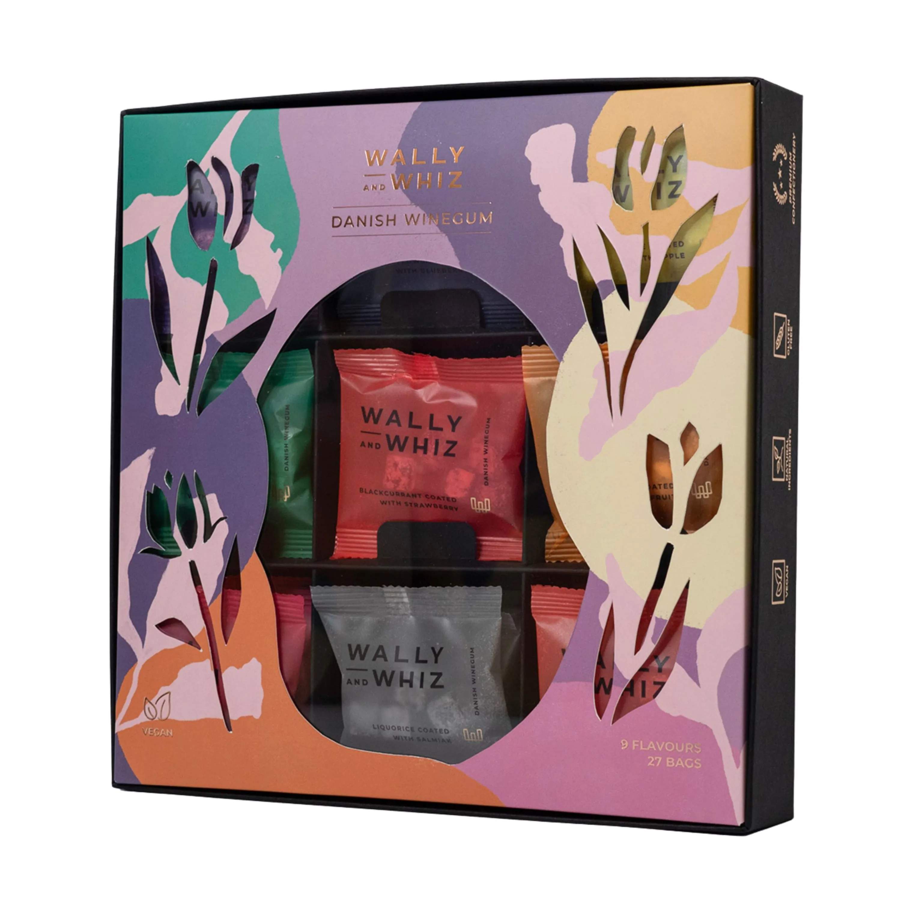 Wally and Whiz Søde sager Vingummi - The Selection Box i Multifarvet, 1