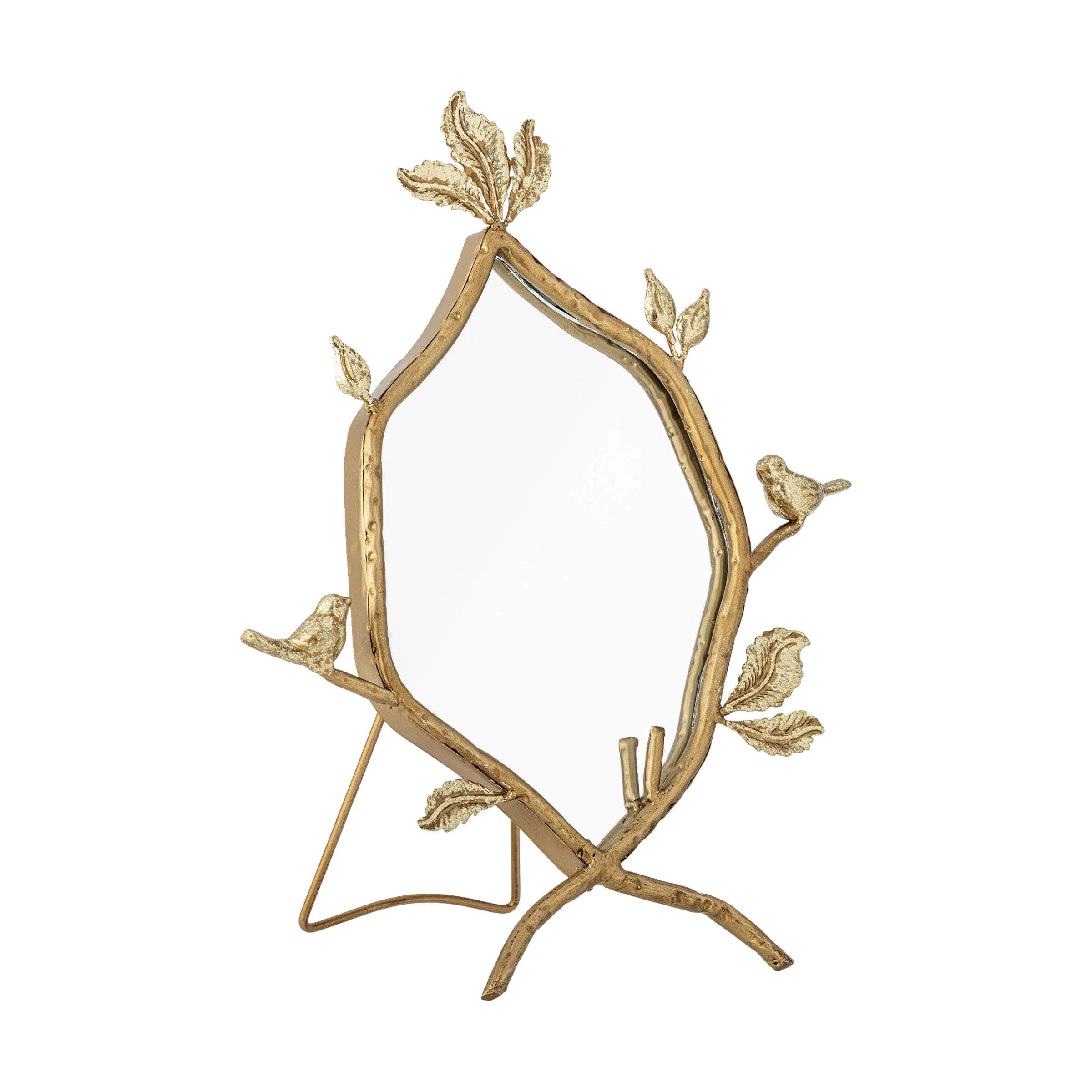 Creative Collection Makeupspejle Avila Bordspejl i Guldfarvet, 3