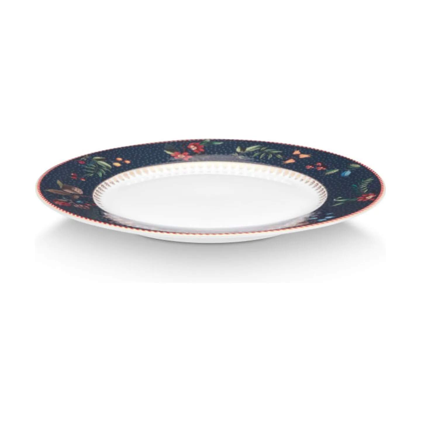 PIP Studio Frokosttallerkener Berry Blues Berry Blue Tallerken i Blå, 21 cm, 4