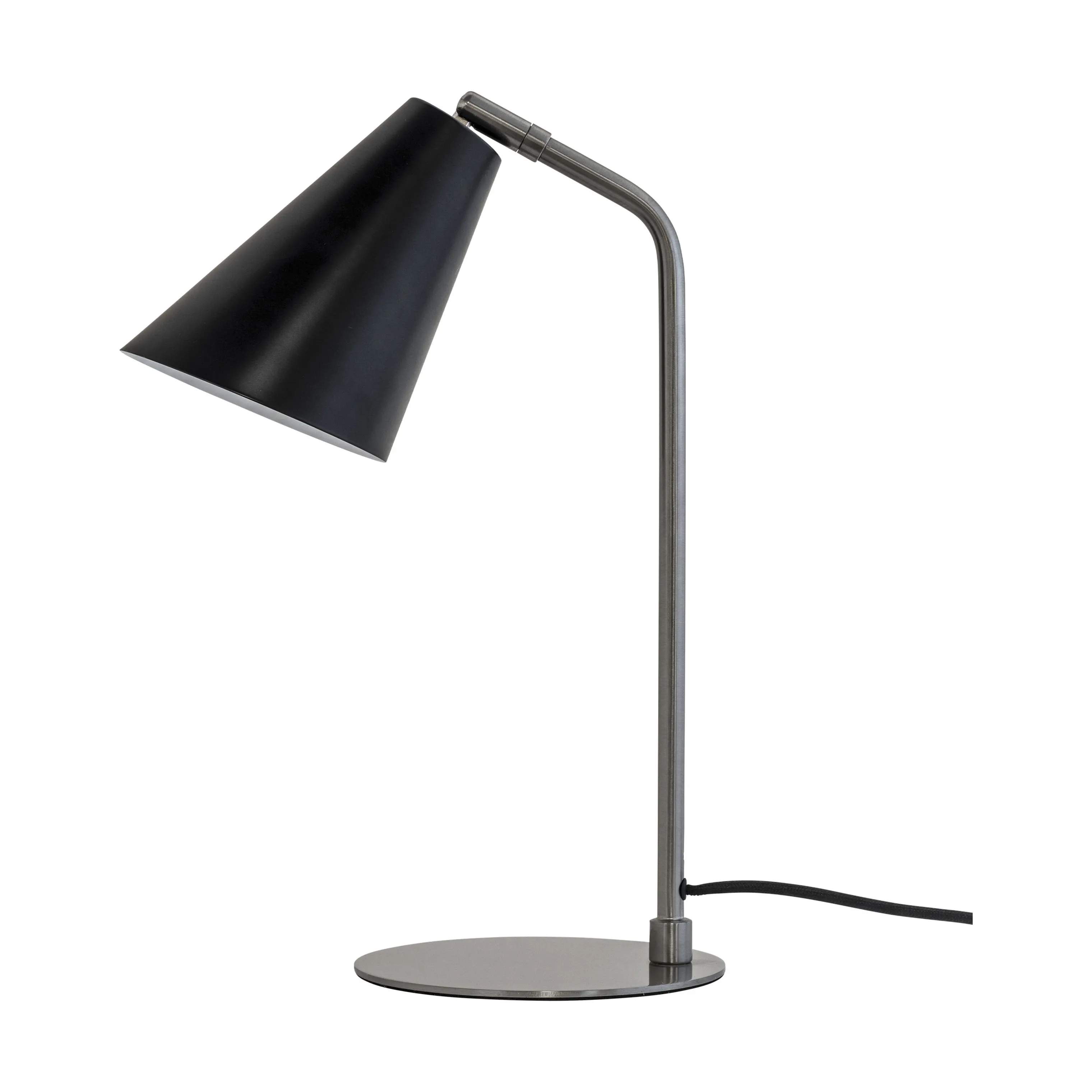 Dyberg Larsen Bordlamper Oswald Bordlampe i Sort/Børstet stål, 1