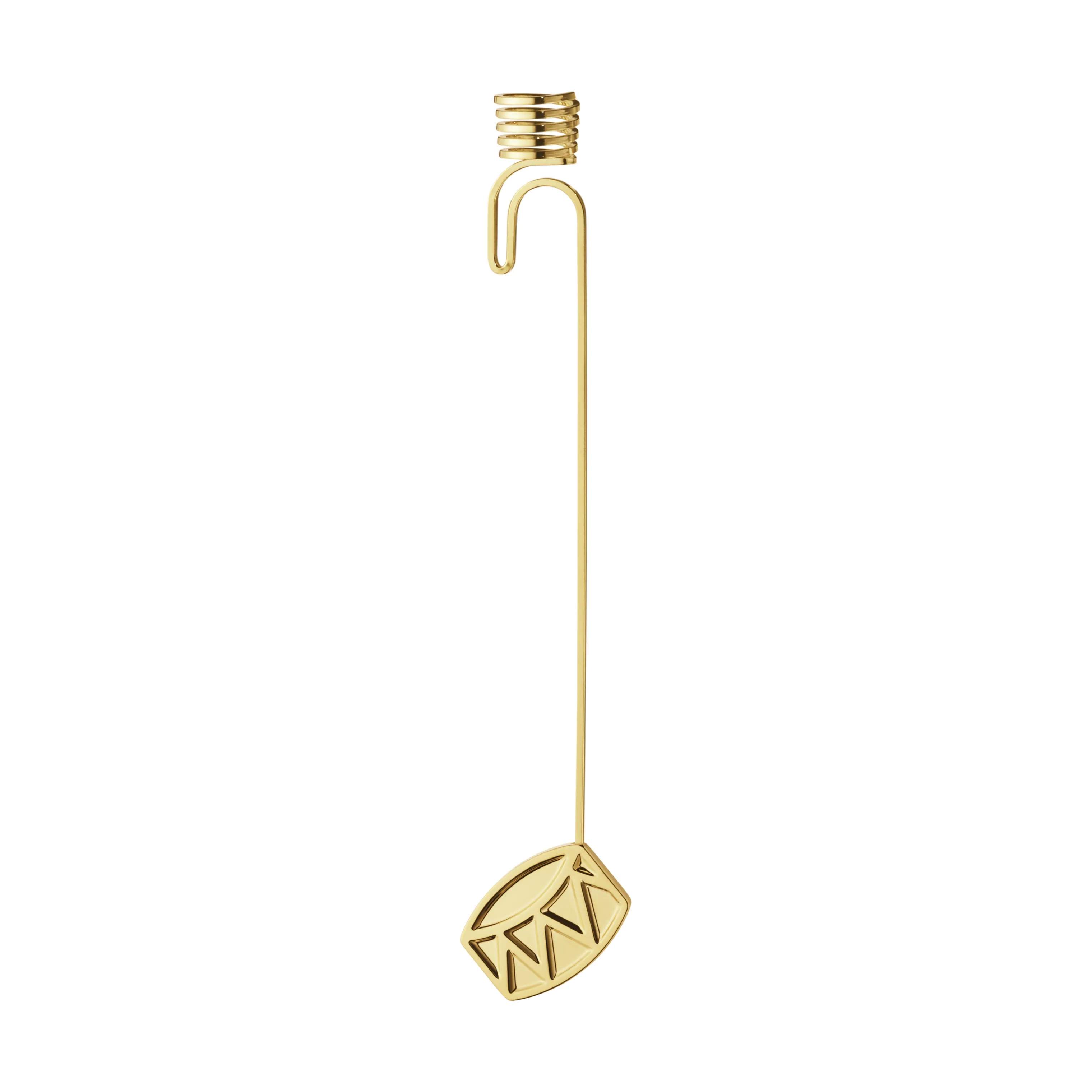 Georg Jensen Lysholdere og juletræslys Christmas Collectibles CC 2026 Lyseholder - Tromme i Guld, 1