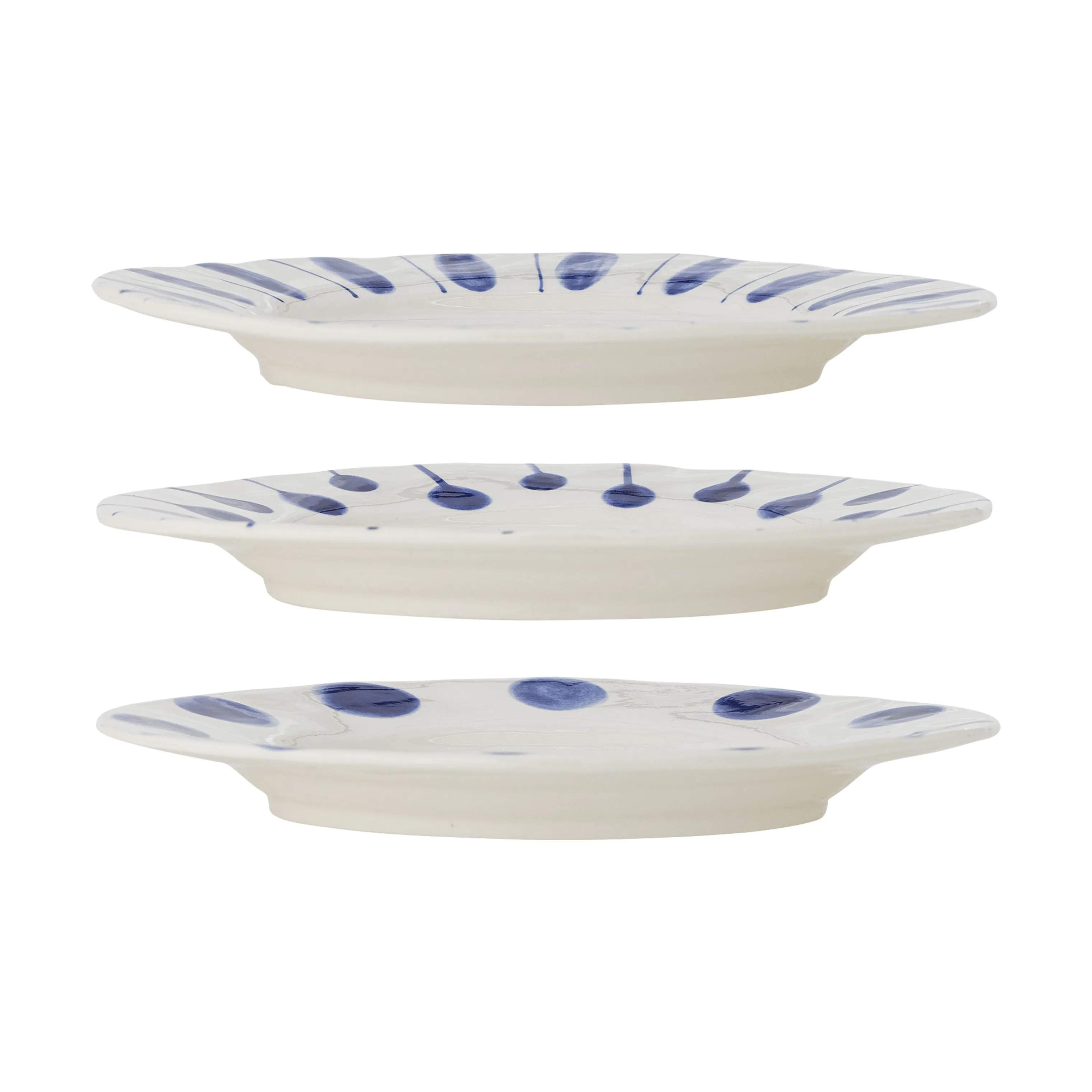 Creative Collection Middagstallerkener Linora Tallerken - 3 stk. i Blå, 28 cm, 4