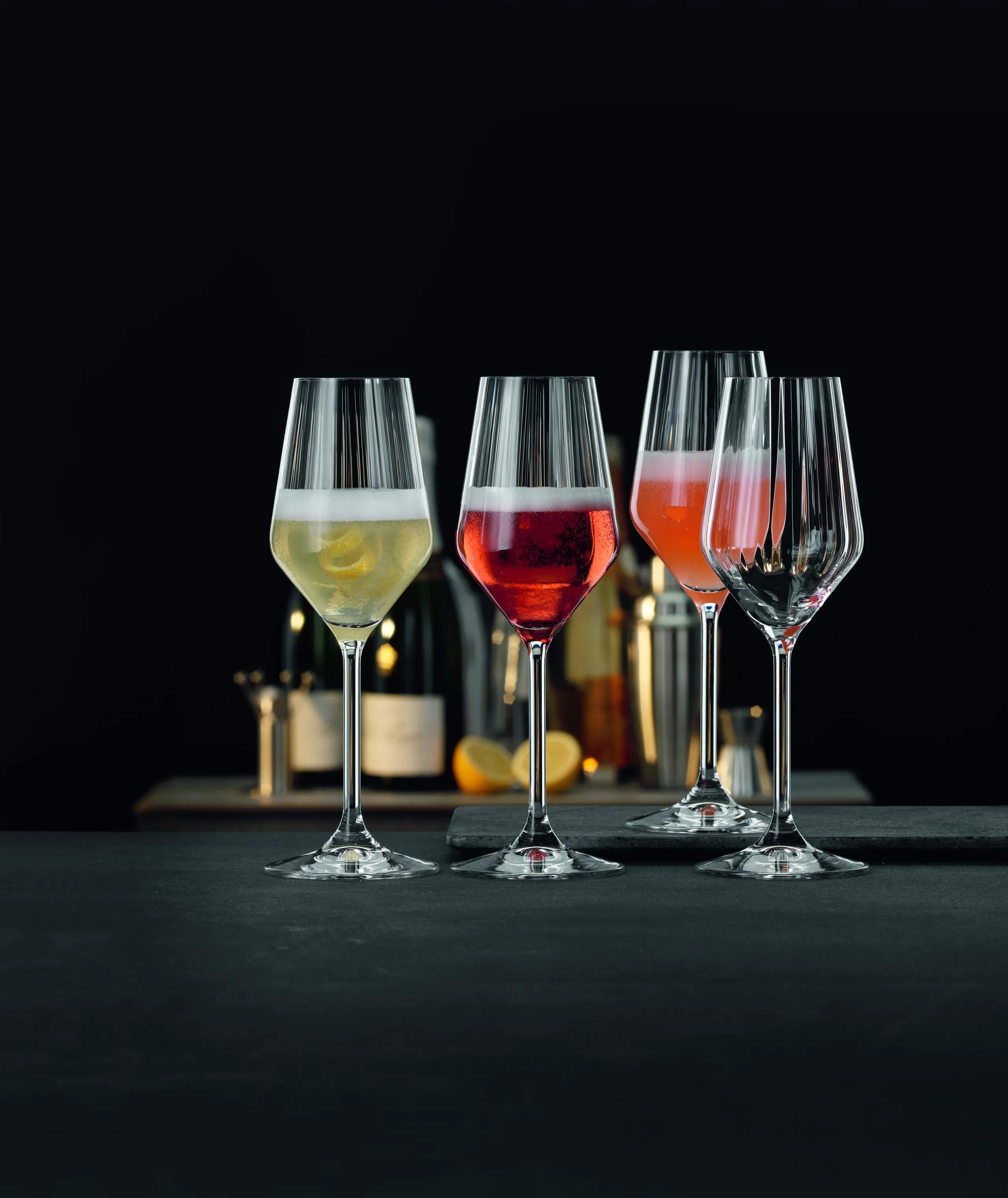 Spiegelau Champagneglas Lifestyle Champagne - 4 stk. i Klar, 31 cl, 3