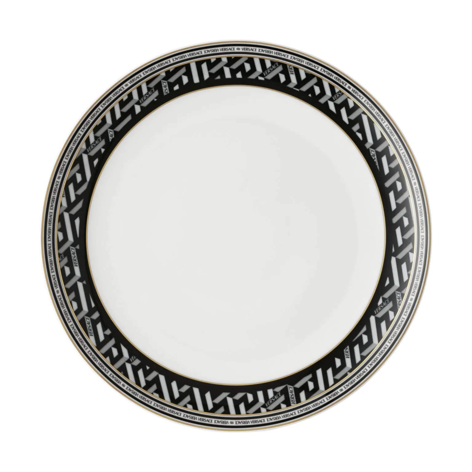 Signature Frokosttallerken, sort, large
