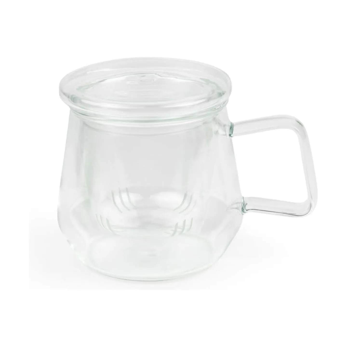 Bredemeijer Krus og kopper med hank Livorno Teglas med filter i Transparent, 2