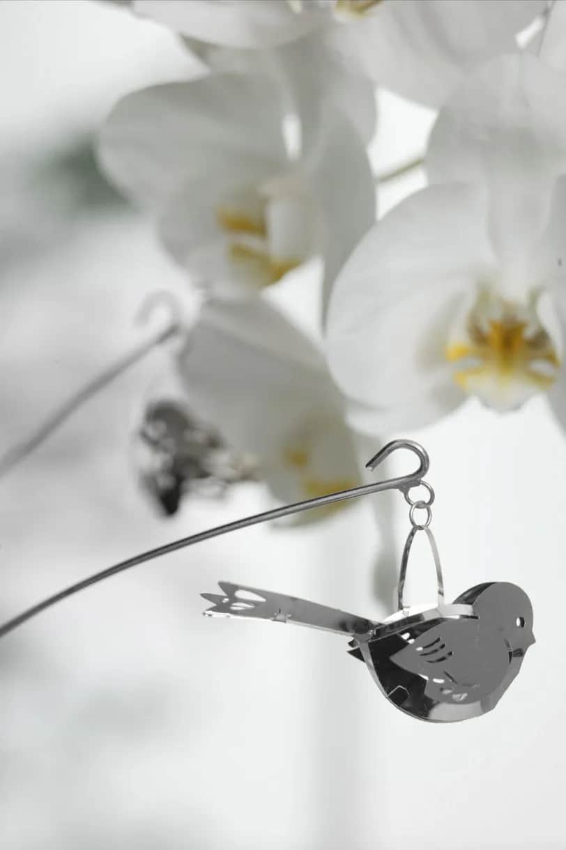 Jette Frölich Design Påskepynt Påske Blomsterstrå - 2 stk. i Sølvfarvet, 2