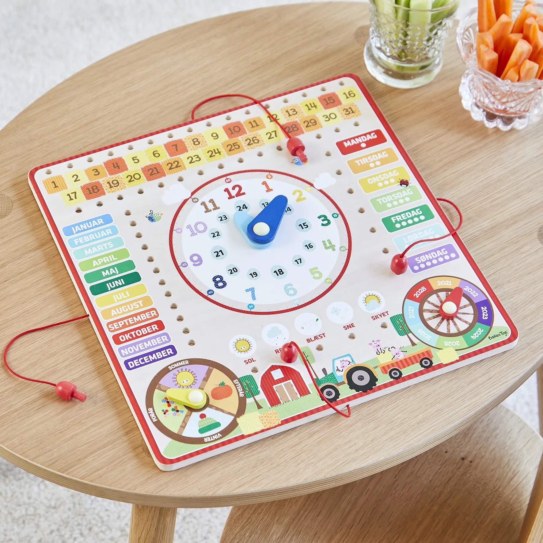Barbo Toys Spil Wacky Wonders Børnenes læringskalender i Multifarvet, 2
