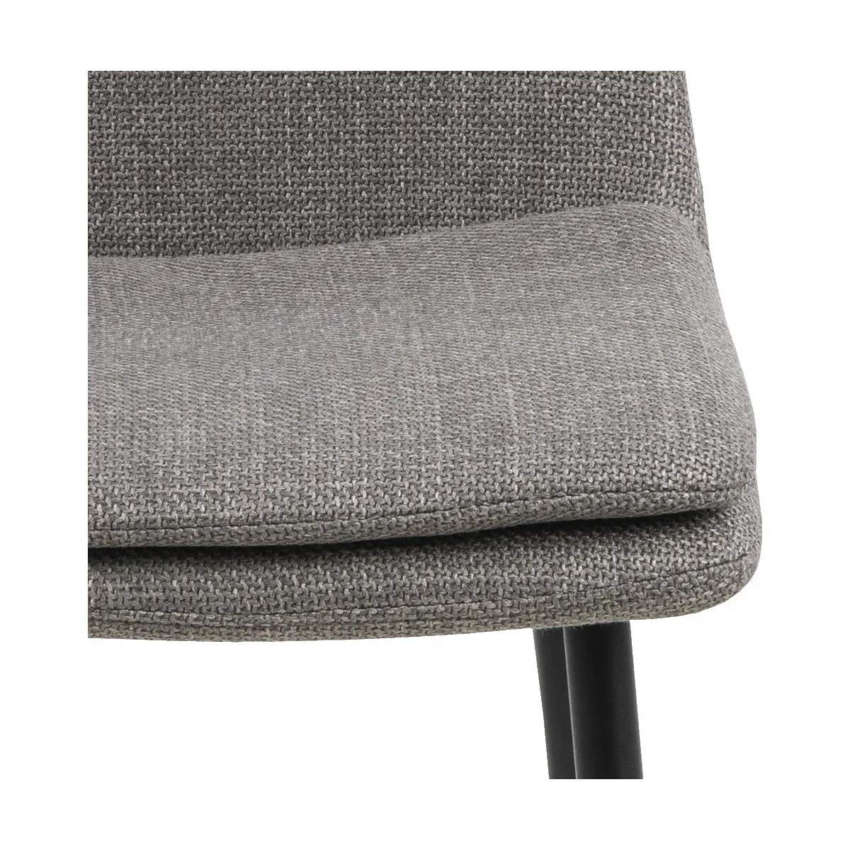 CASA Living Spisebordsstole Becca Spisebordsstol - 4 stk. i Gråbrun, 4 stk., 5