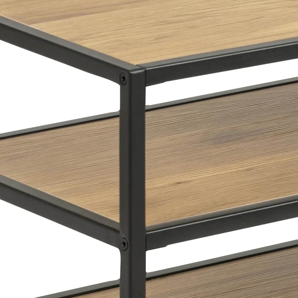 CASA Living TV-borde Seaford TV Bord i vild eg/mat sort, 2