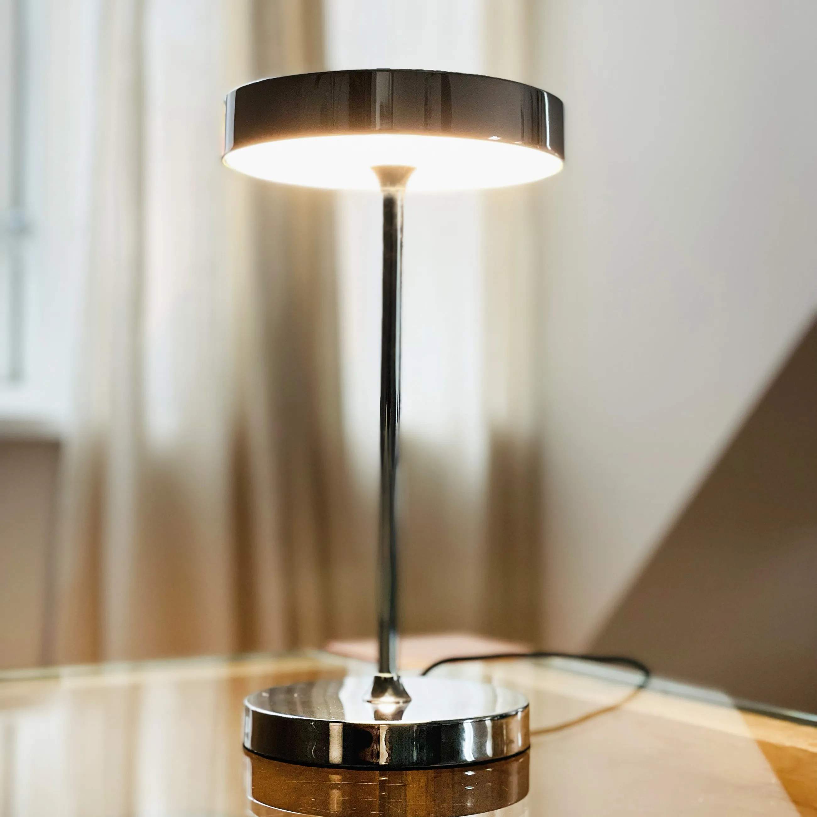 Dyberg Larsen LED-lamper Starlight LED Bordlampe i Krom, 3