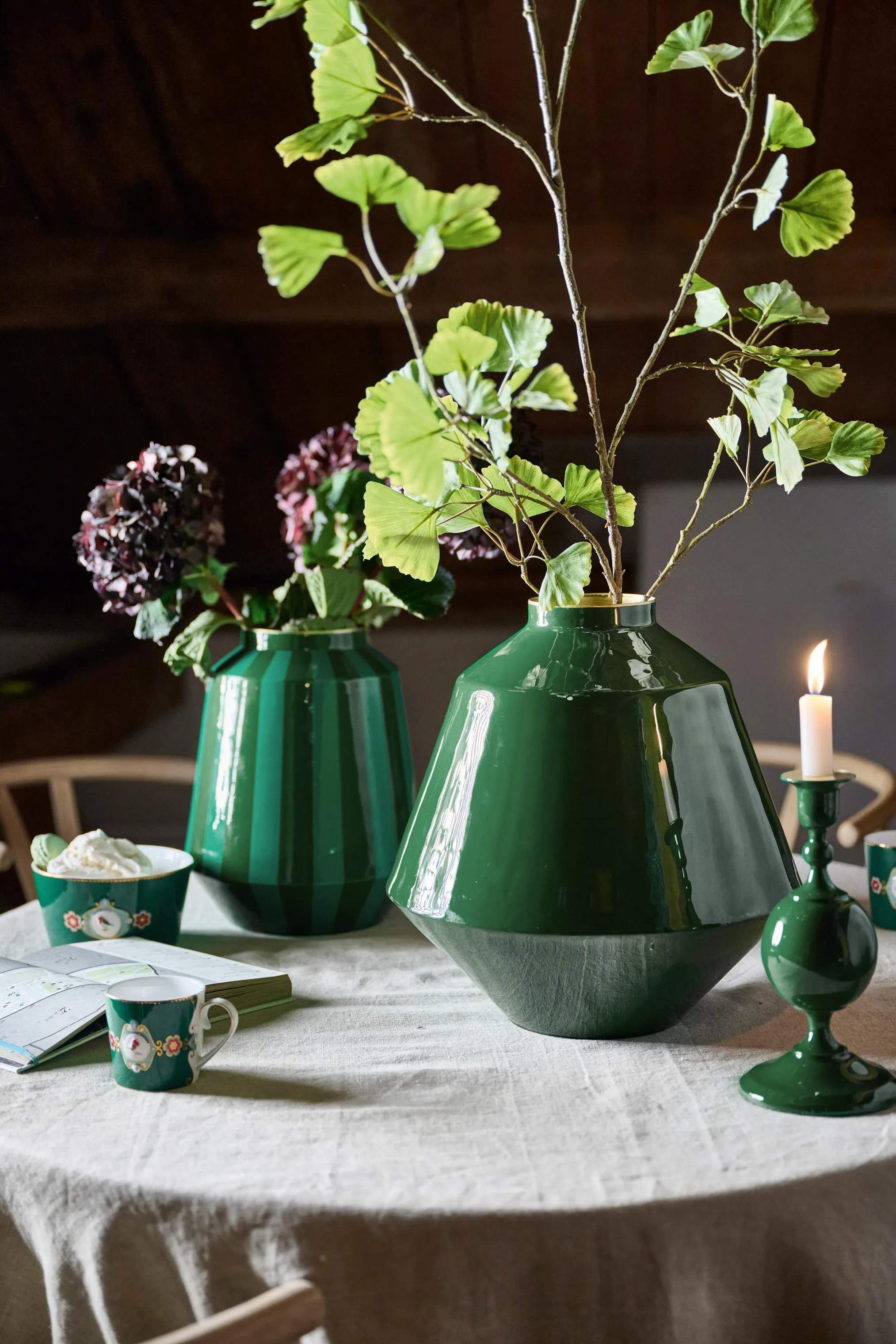 PIP Studio Vaser Home Decor Vase i Dark green, 35 cm, 2
