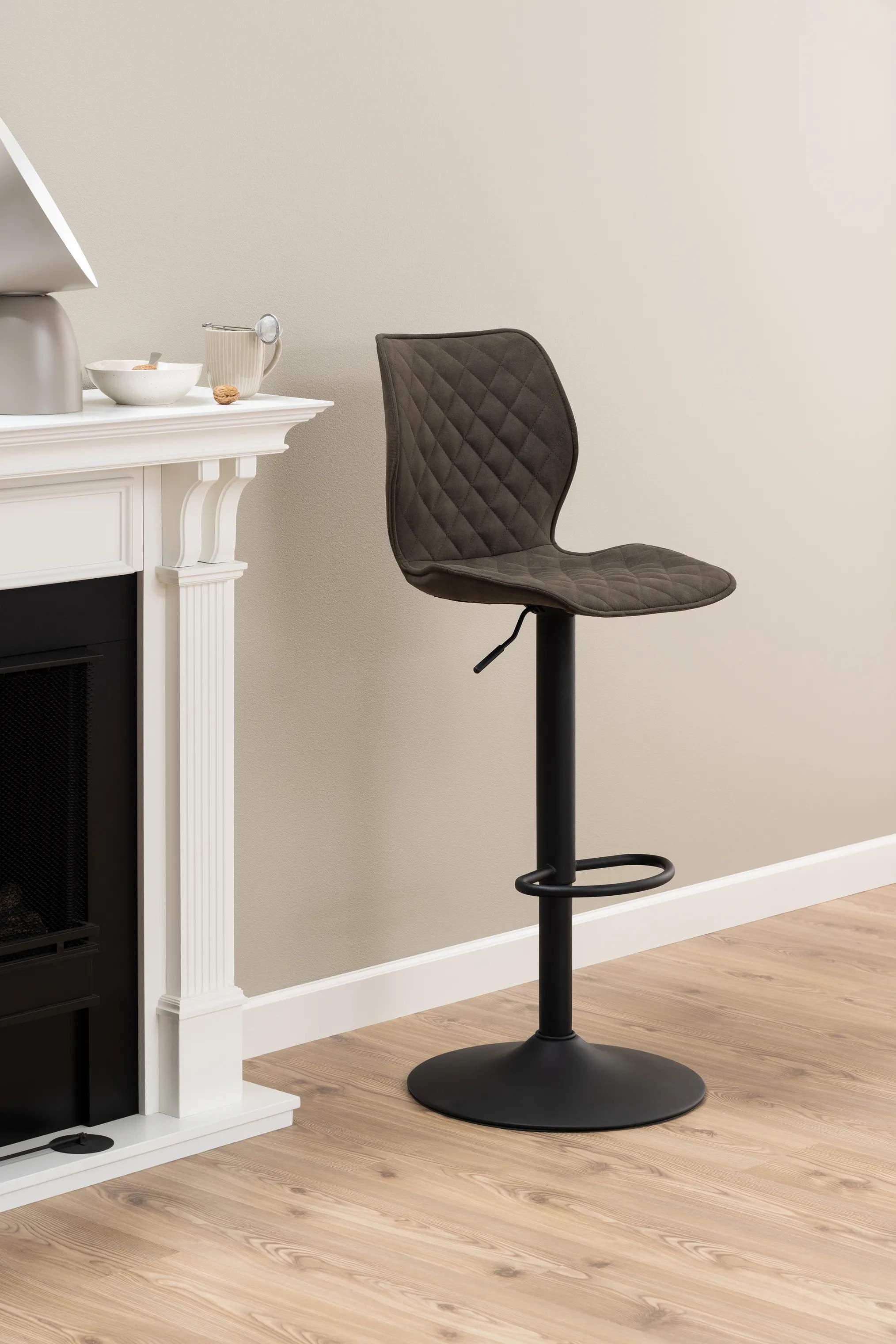 CASA Living Barstole Naomi Barstol - 2 stk. i antracit, 2