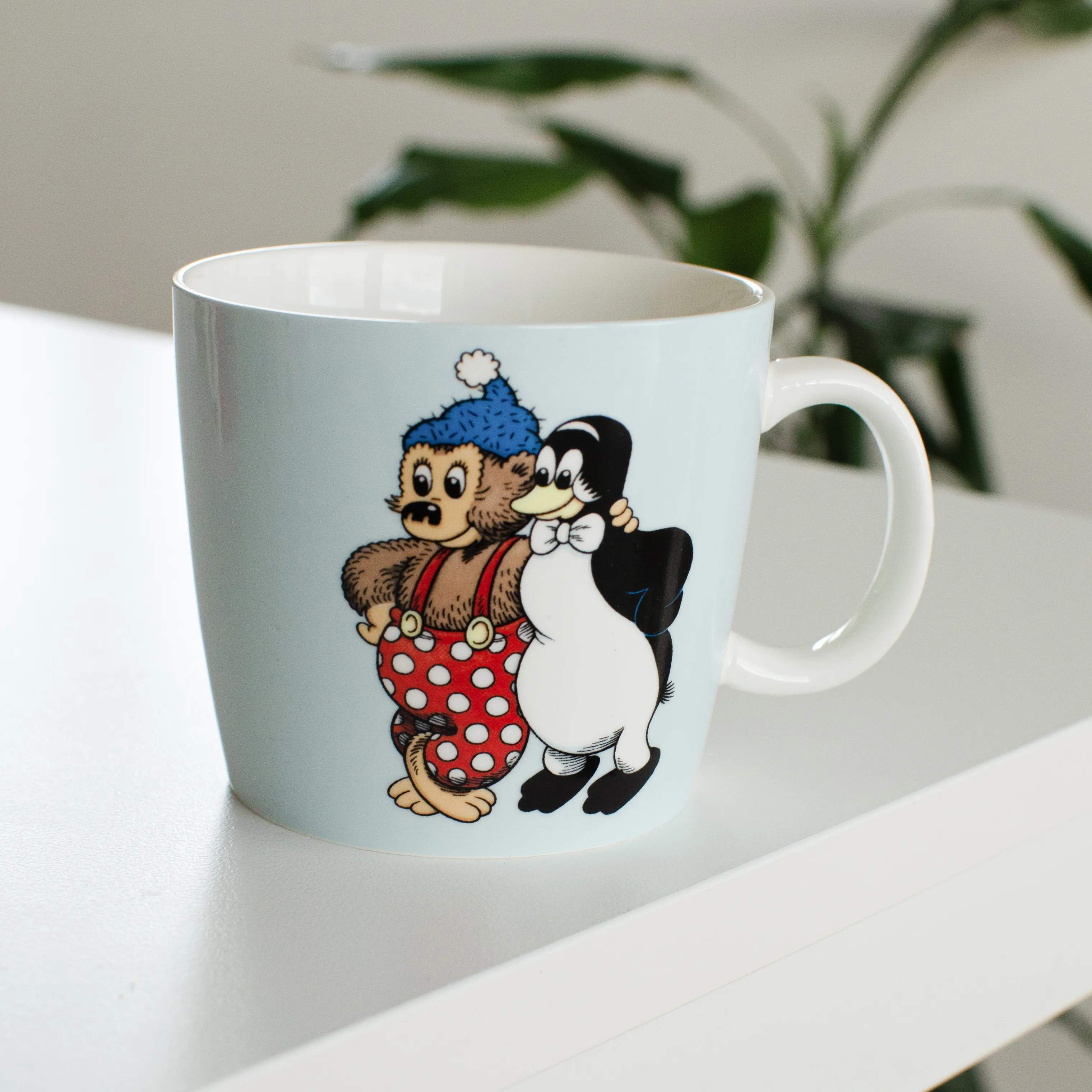 Barbo Toys Krus og kopper med hank RASMUS KLUM Krus - Pingo i Blå, 3