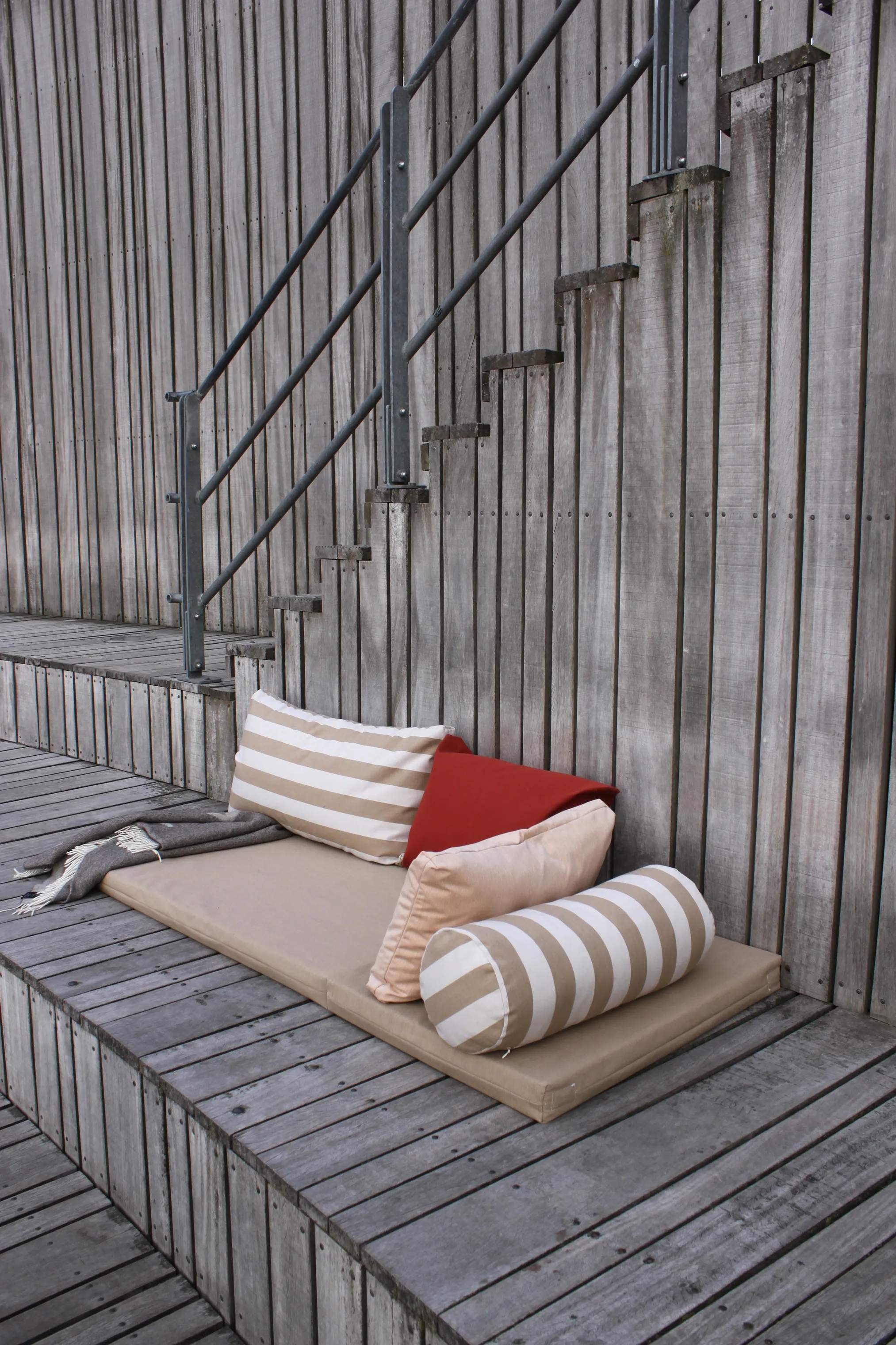 TRIMM Copenhagen Havehynder Connect Madras i Taupe, B120 x L80 cm, 2