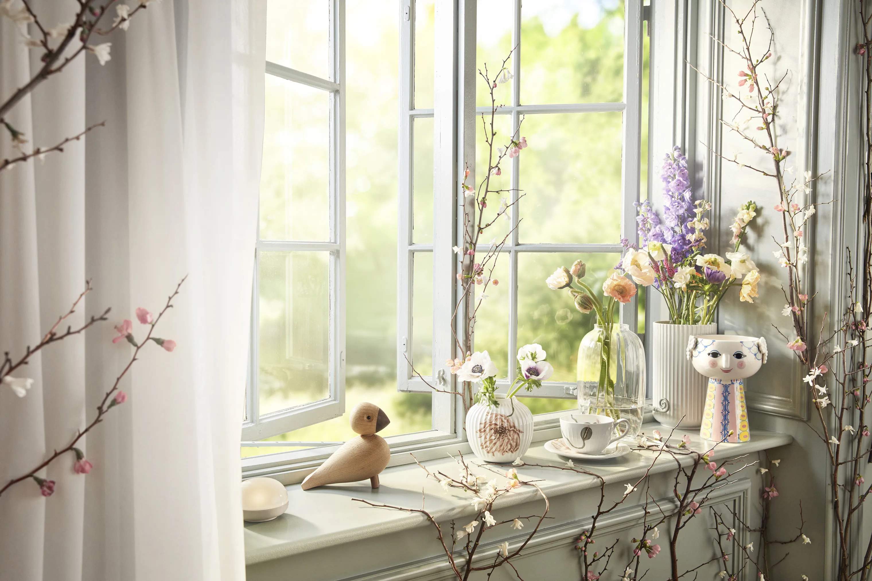 Kähler Vaser Hammershøi Poppy Vase i Hvid, 13 cm, 5