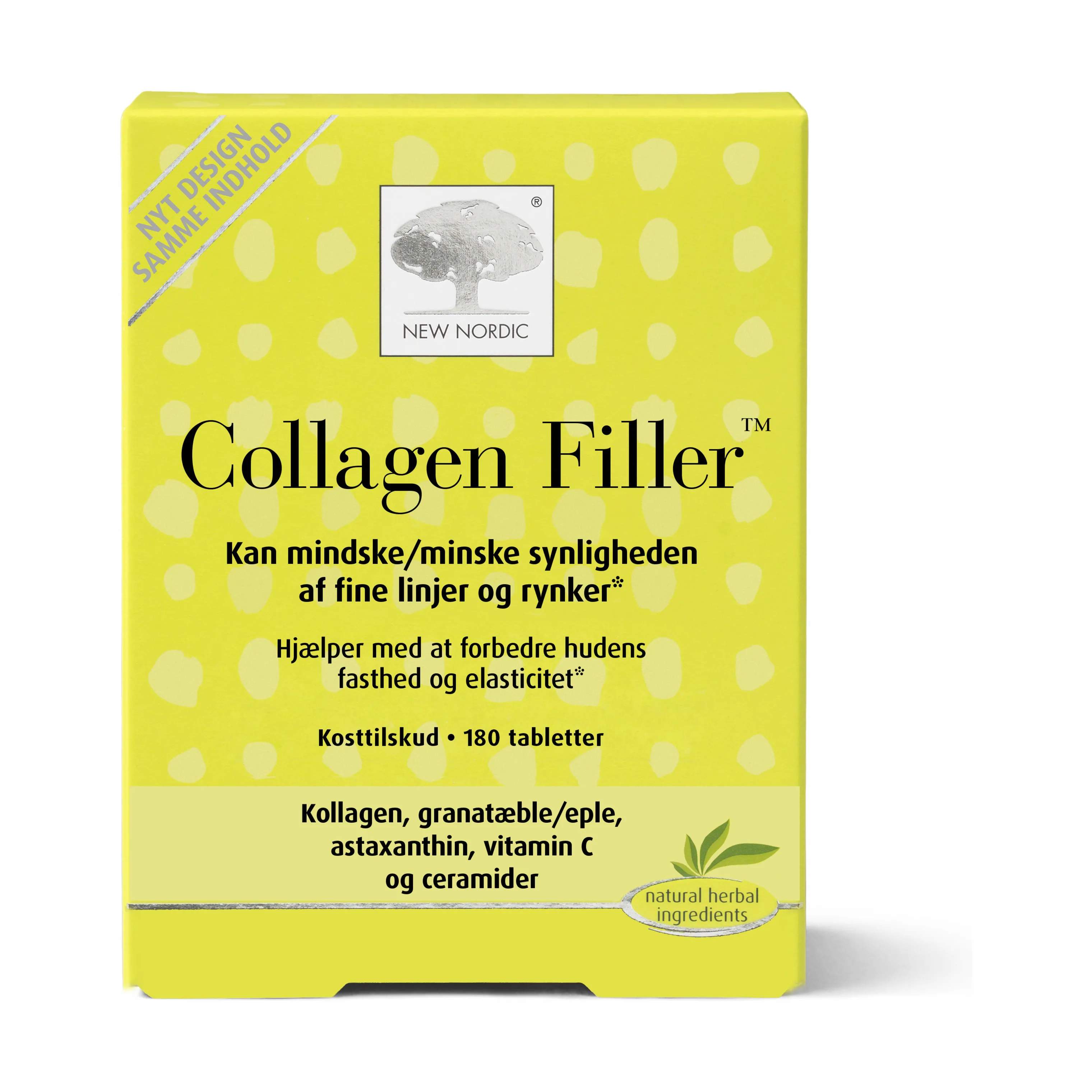 Collagen Filler Kosttilskud, klar/180, large