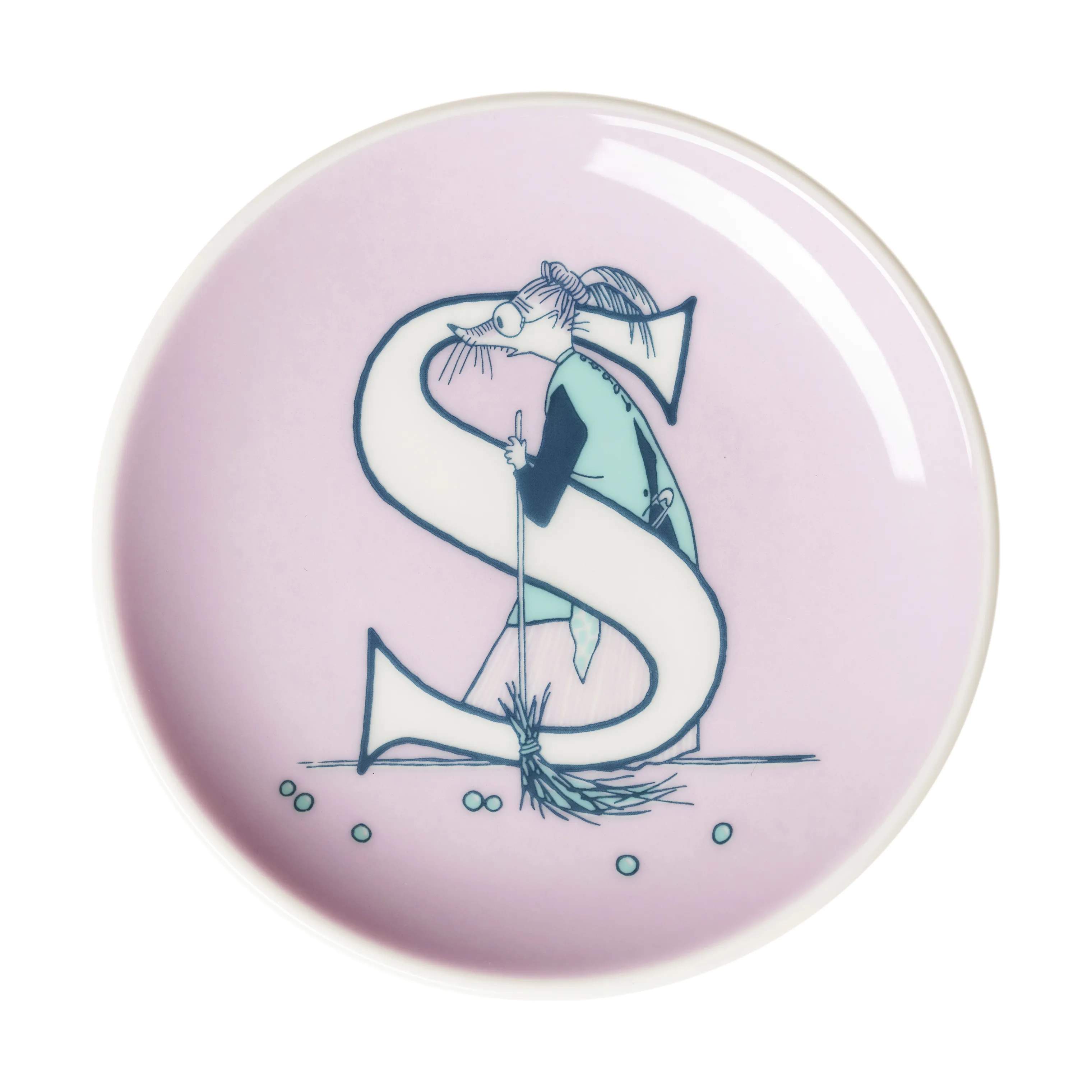 Moomin Arabia Kagetallerkener ABC Tallerken - S i S, 1