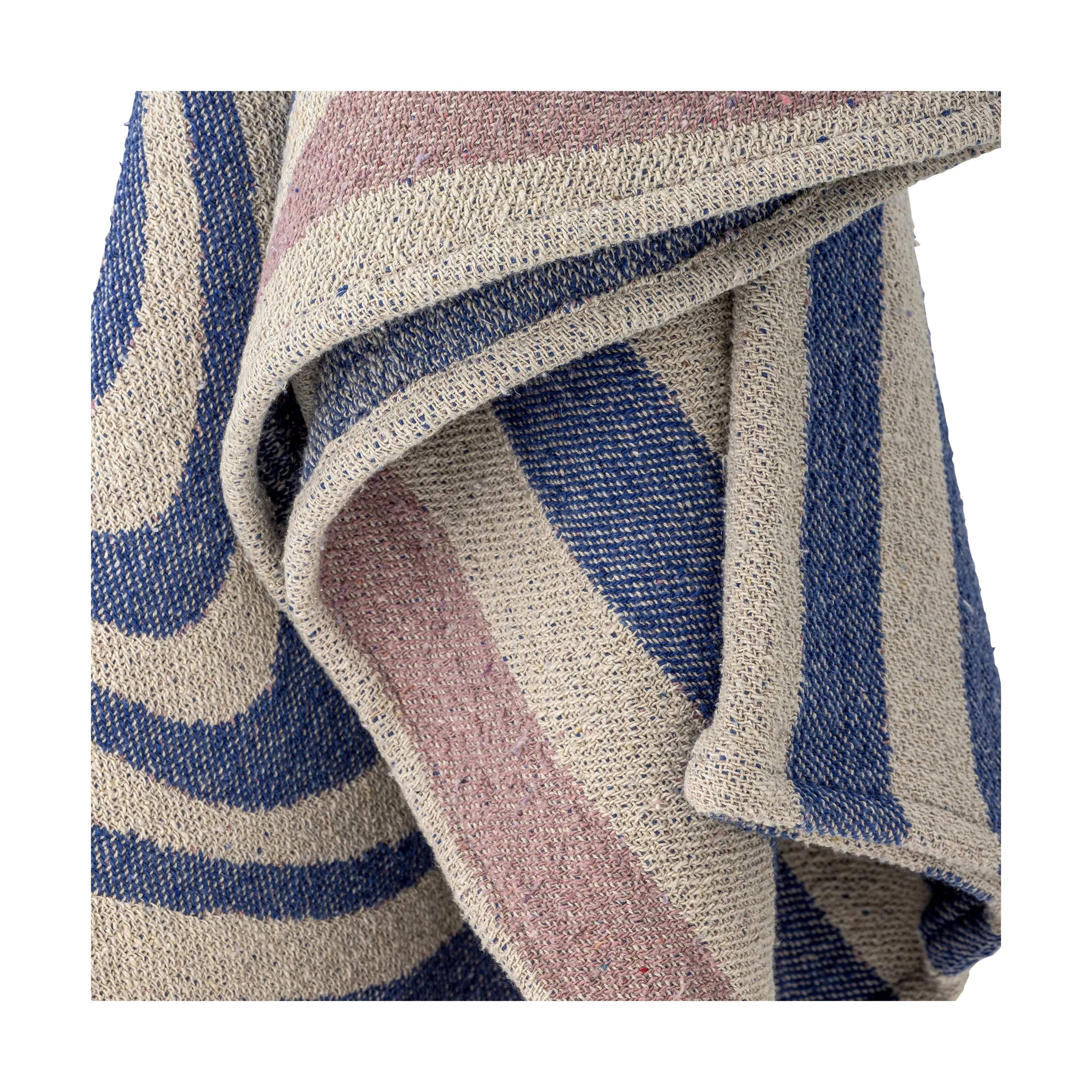 Bloomingville Plaider Arlie Plaid i Blå, 4