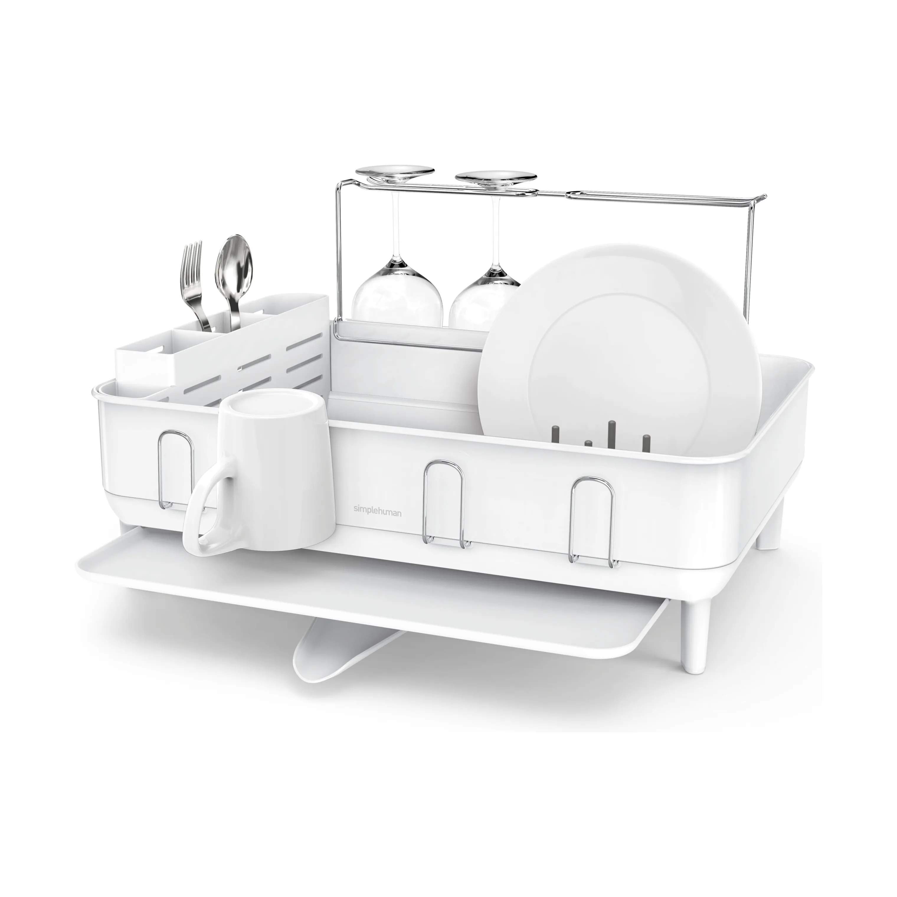 Simplehuman Opvaskestativer Opvaskestativ i Hvid, 4