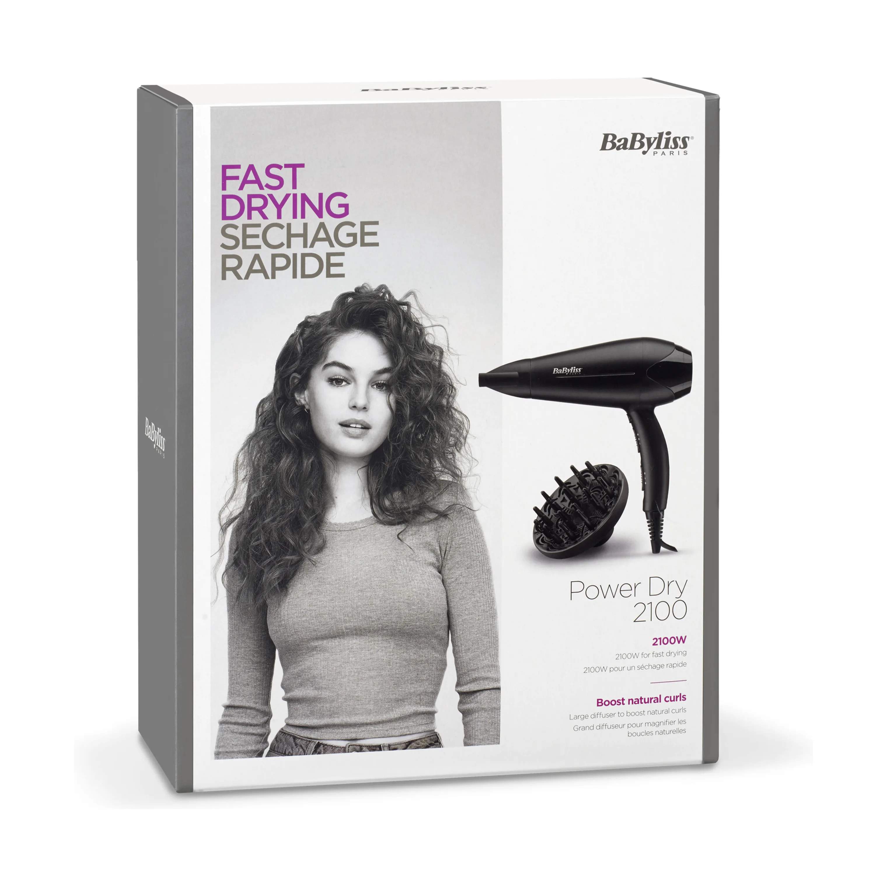 BaByliss Hårtørrere Paris Hårtørrer D563DE i Black, 6