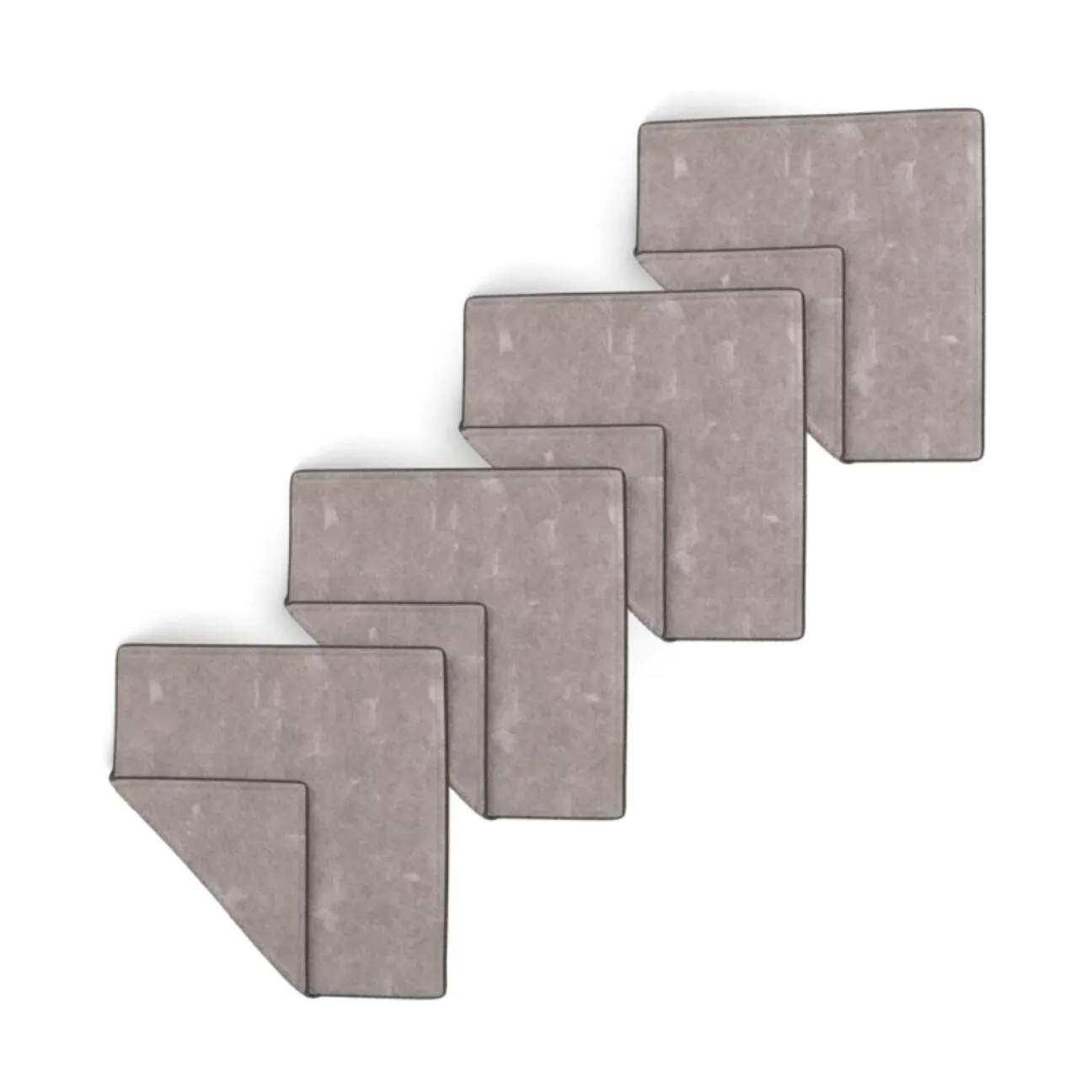 Kochblume Karklude Mikrofiberklud - 4 stk. i Taupe, 1