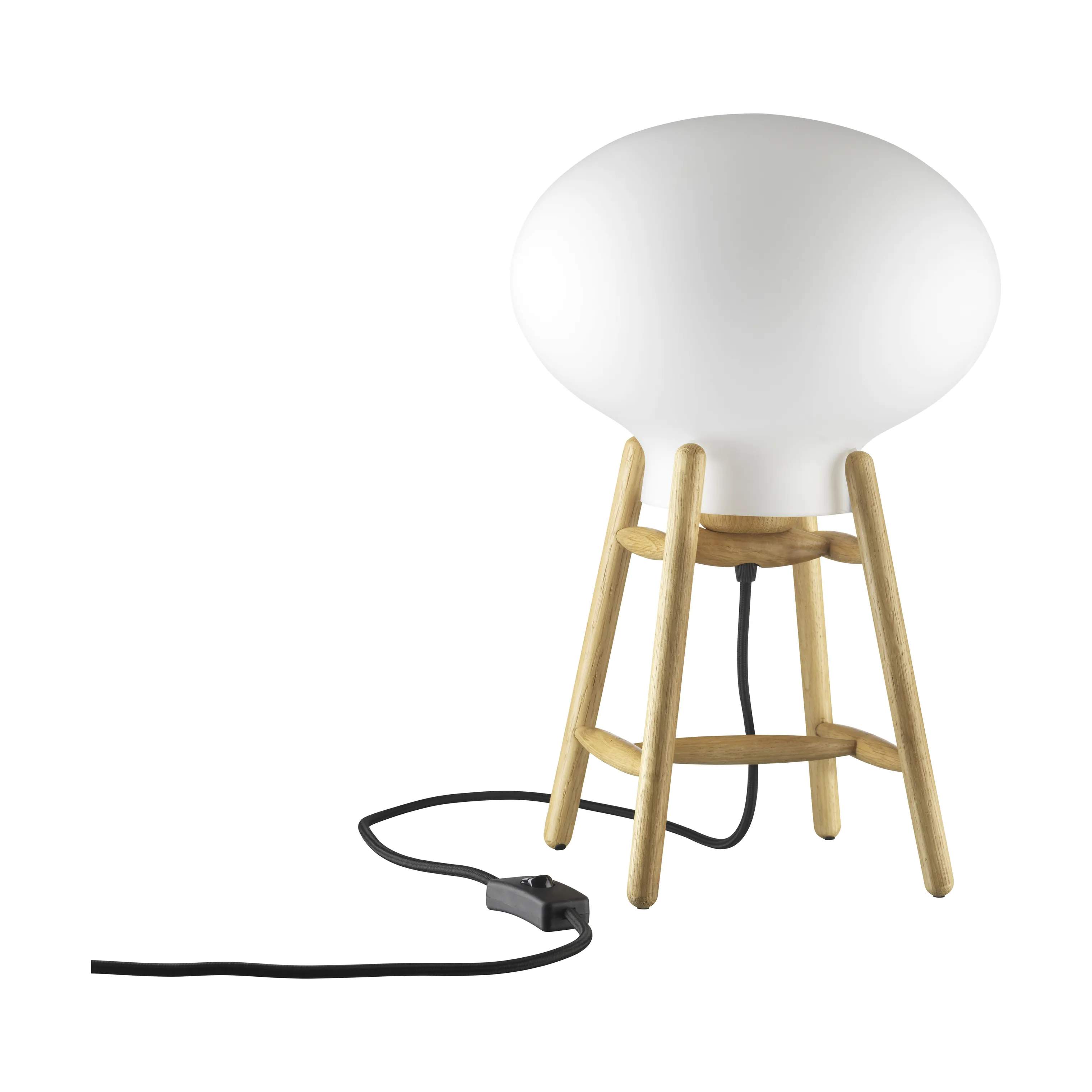 U4 Hiti Bordlampe, natur/opal, large