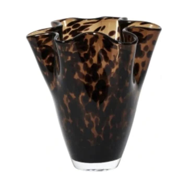 Broste Copenhagen Vaser Liva Vase i Brun, 19 cm, 1