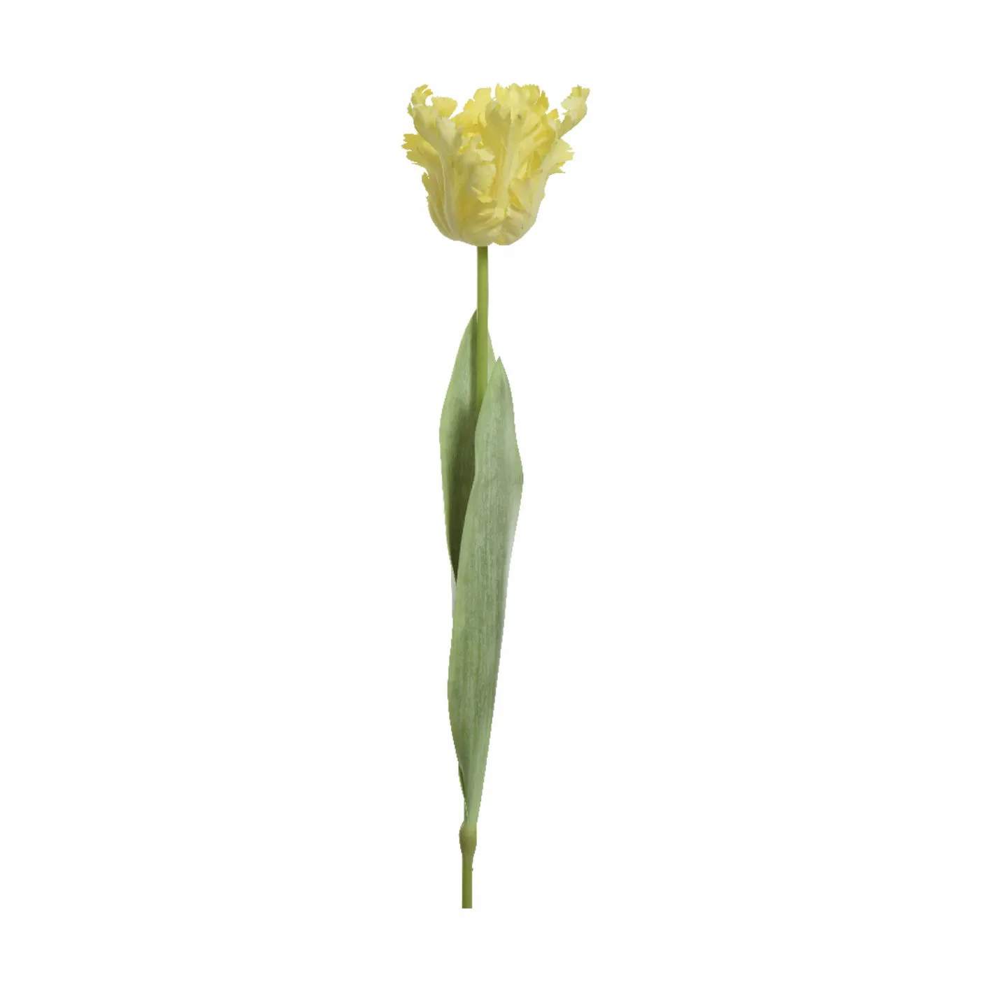 Kunstig Blomst - Papegøjetulipan, gul, large