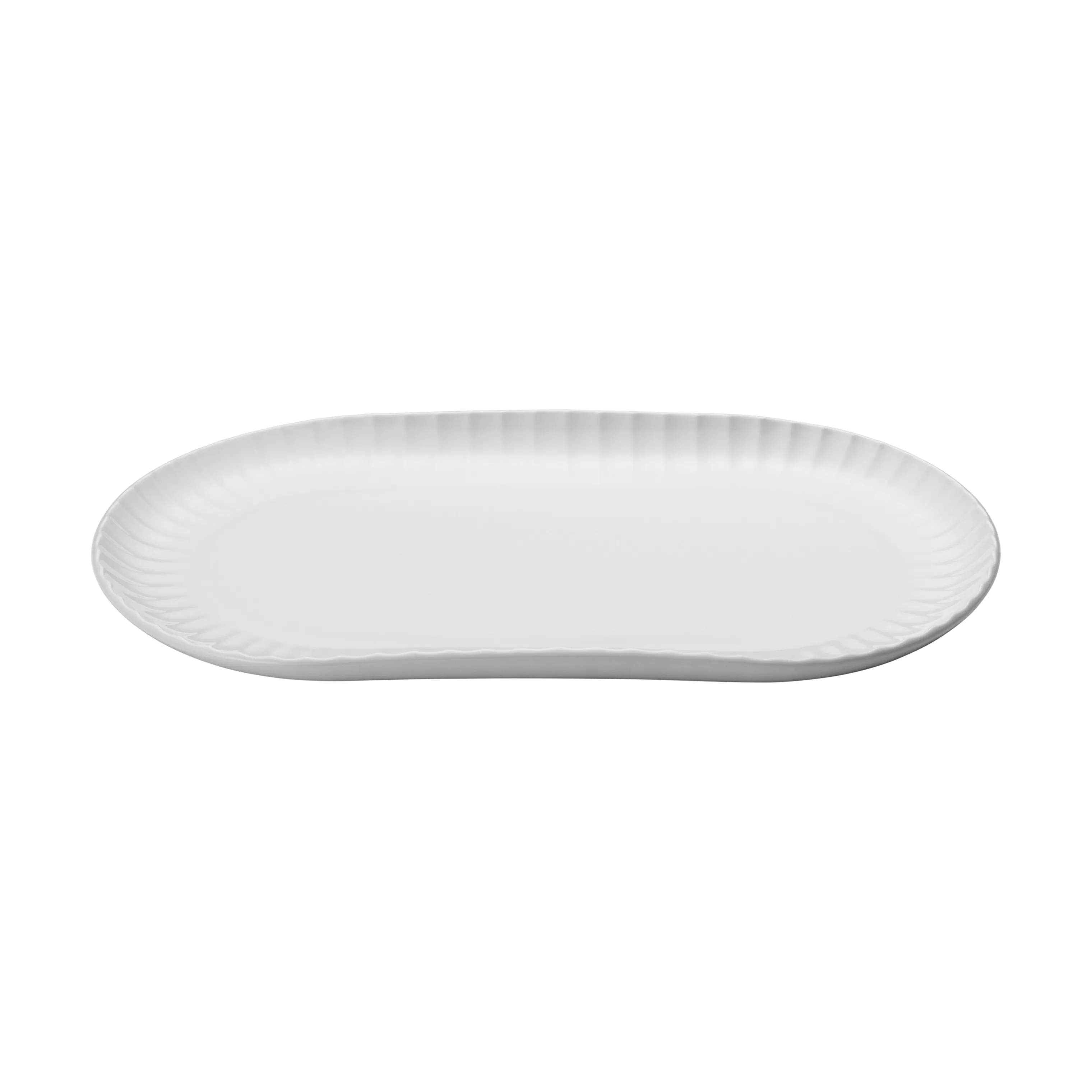 Georg Jensen Serveringsfade Bernadotte Coupe Serveringsfad i Hvid, 1