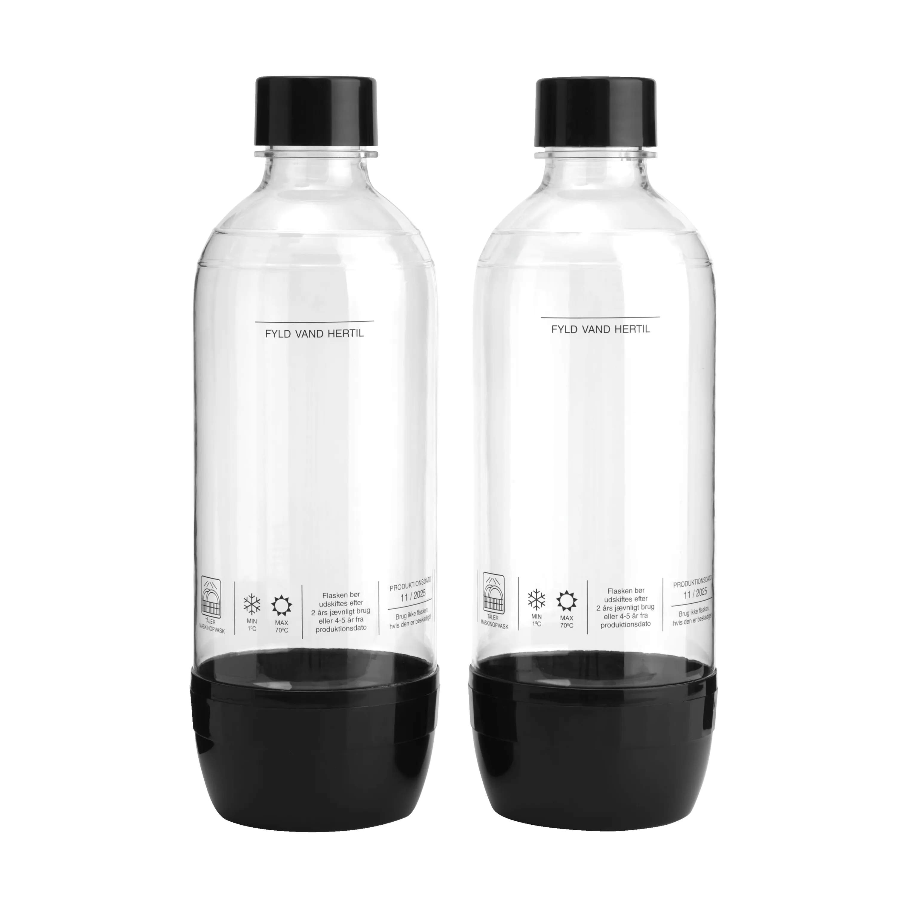 Cook & Baker Flasker til sodavandsmaskine Flasker til sodavandsmaskine - 2 stk. i sort, 1