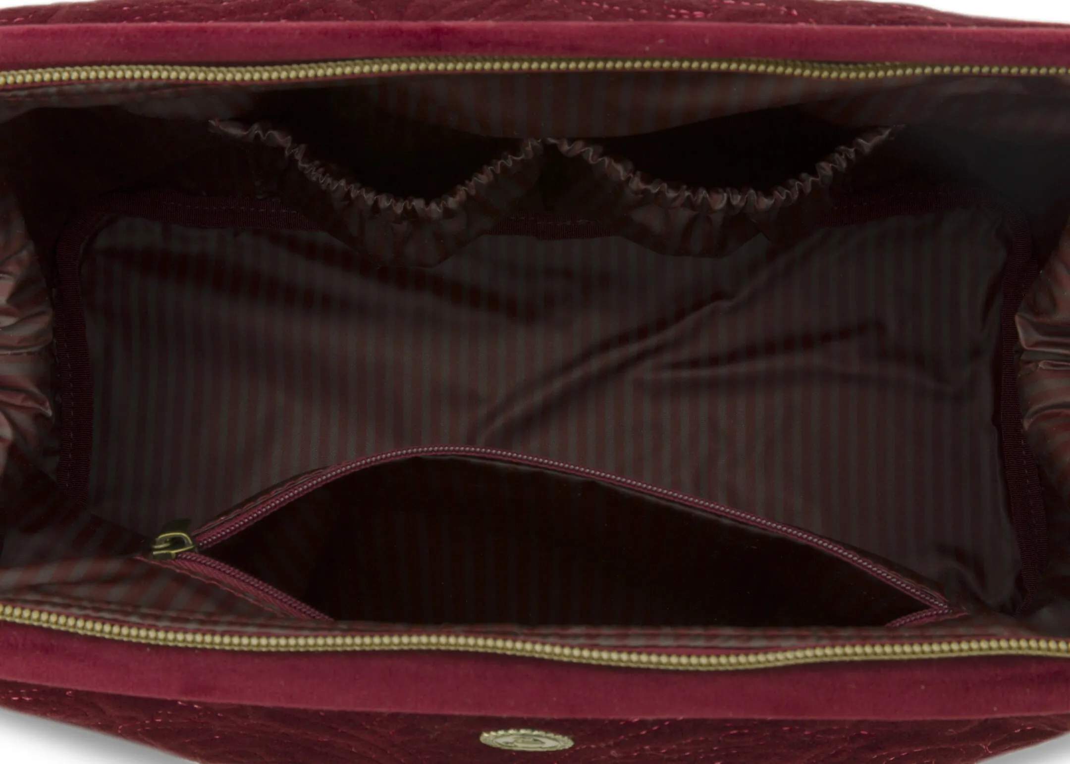 PIP Studio Toilettasker Quiltey Days Kosmetiktaske - Ekstra stor i Dark Pink, 2