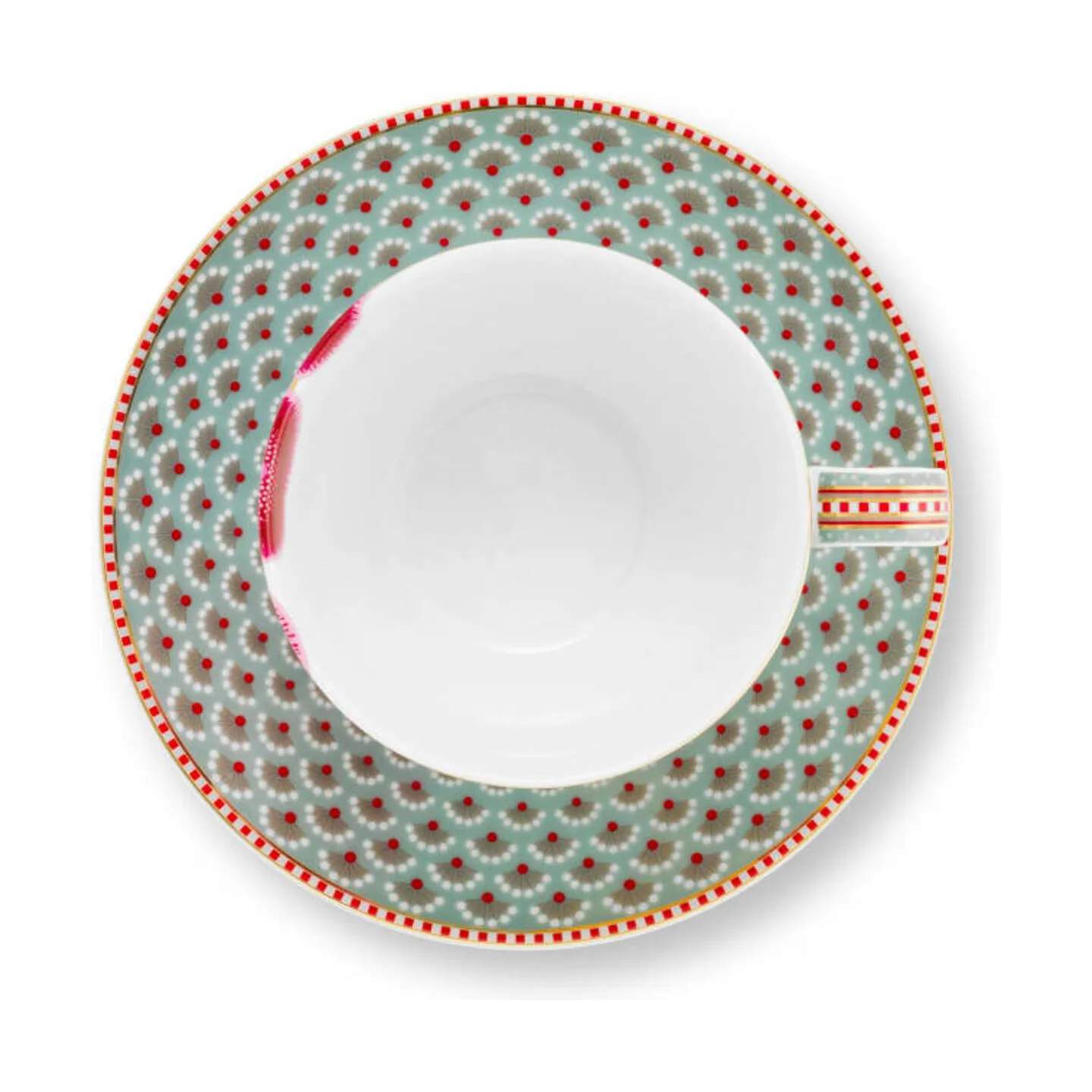 PIP Studio Krus og kopper med hank Blooming Tales Kop m. underkop i Blue, 3