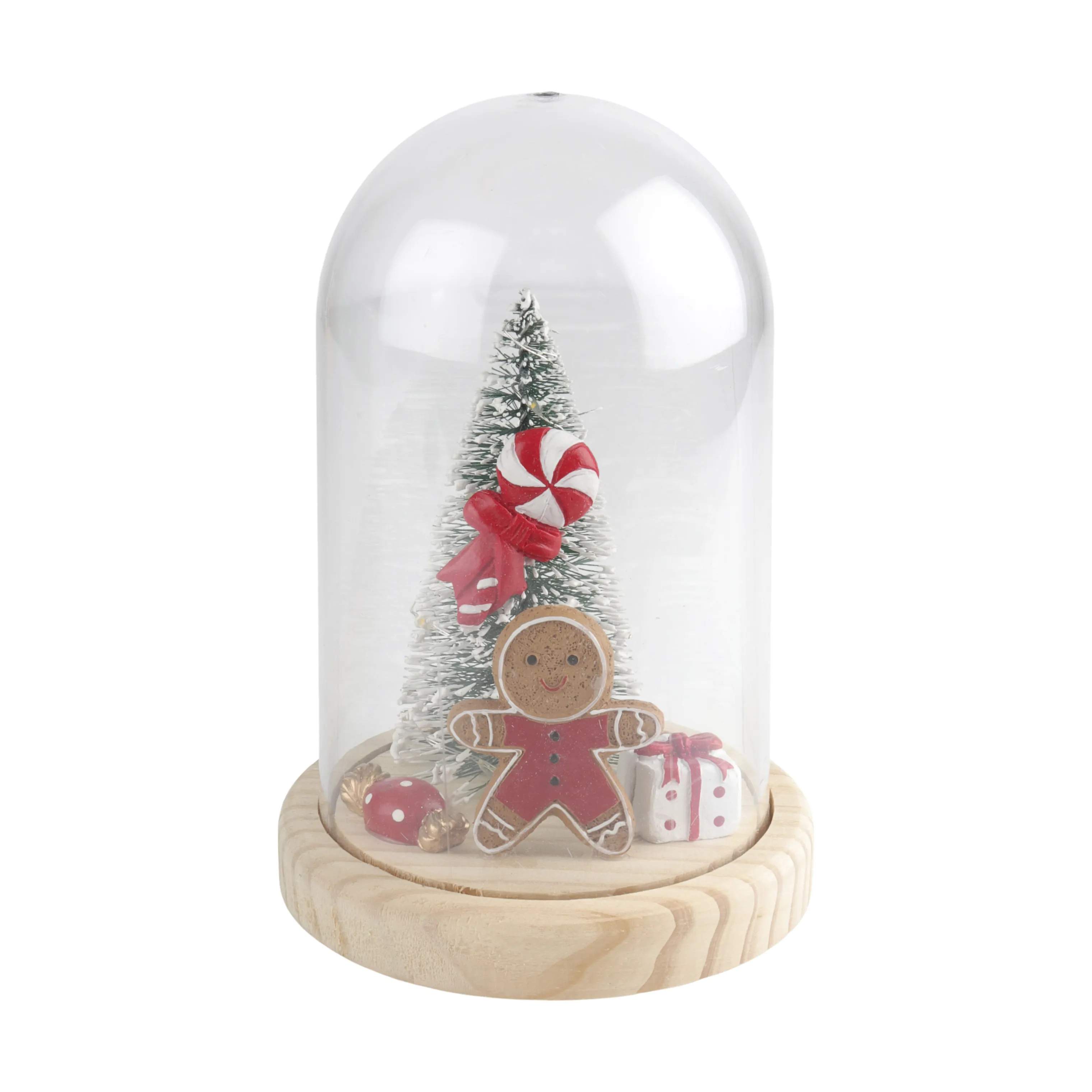 Casa Christmas Øvrigt julepynt Dome i Grøn/rød/brun, 1