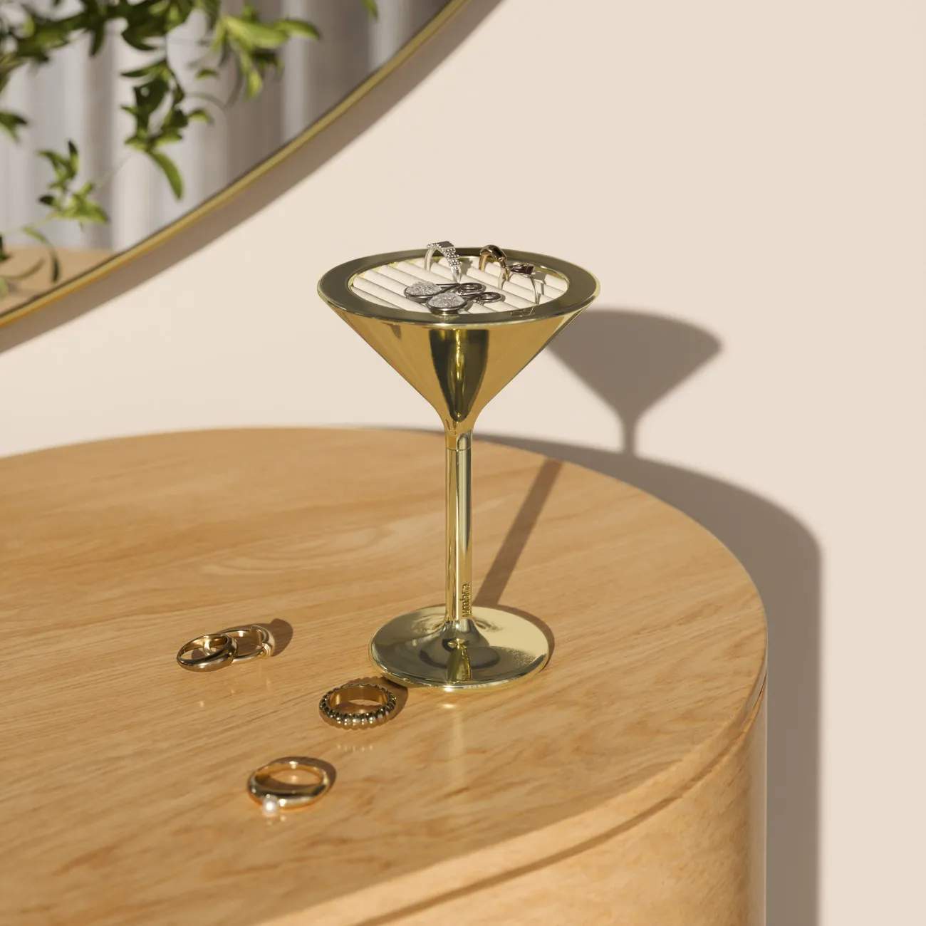 Umbra Småopbevaring Tini Cocktail Ringholder i Guld, 2
