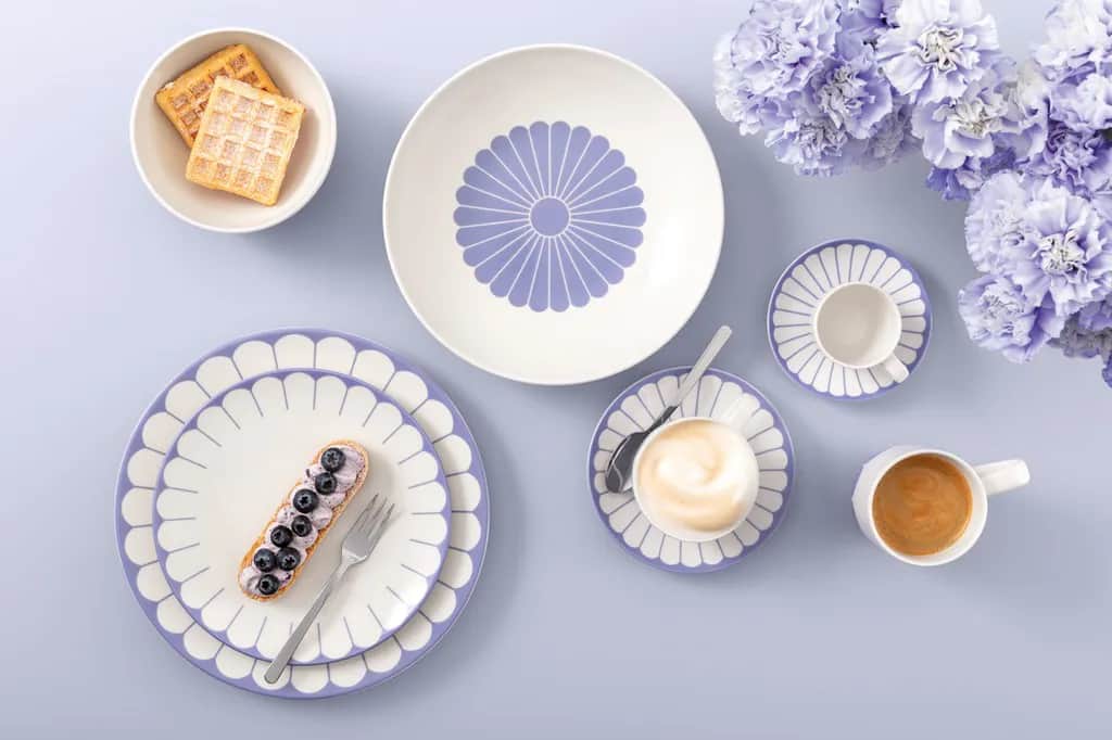 Villeroy & Boch Skåle Fleur Bleu Skål i Hvid/blå udenpå, 3