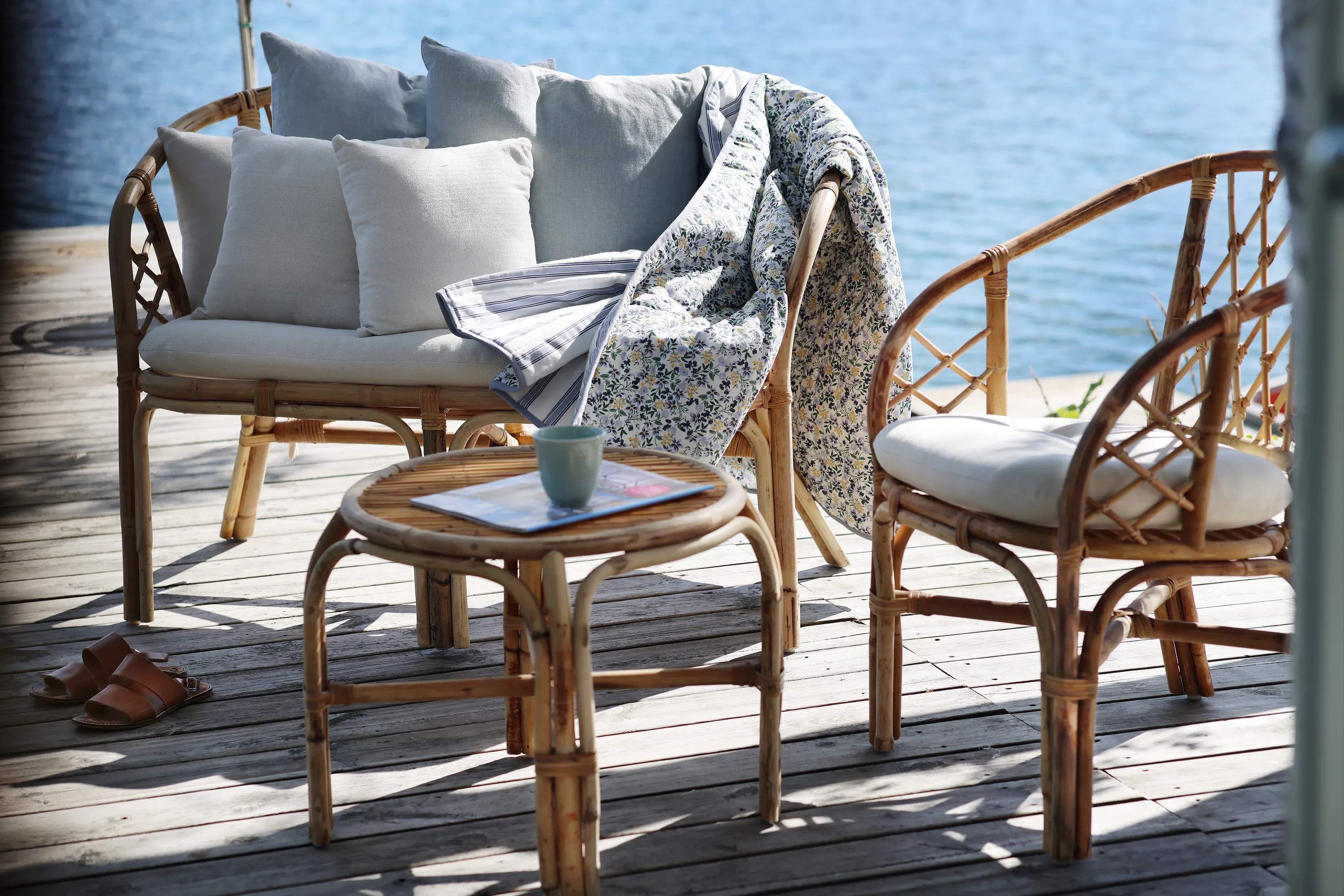 CASA Living Havebænke Bænk i Rattan, 5