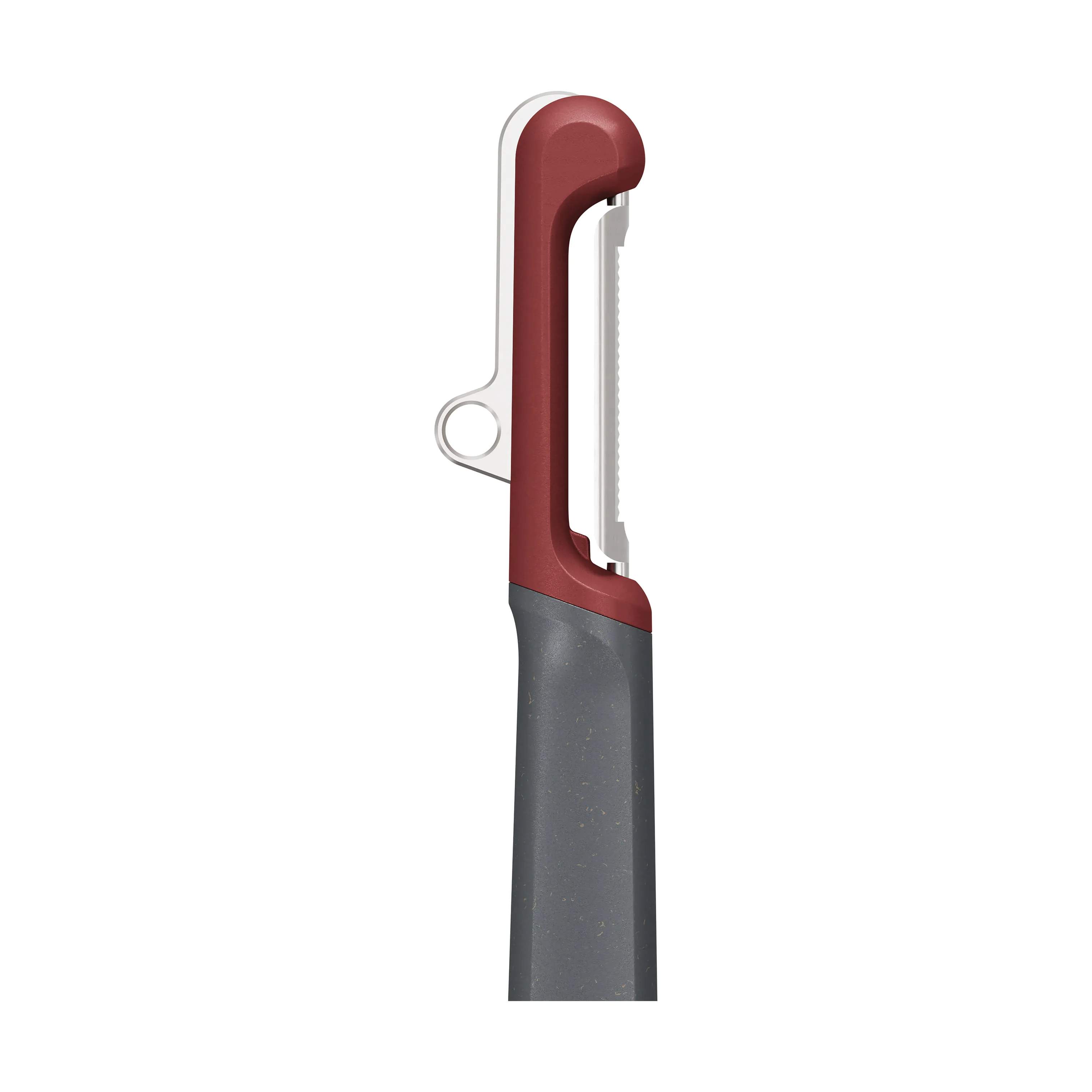 Zyliss Æbledelere og -skrællere Skræller i Beluga Grey / Red, 4