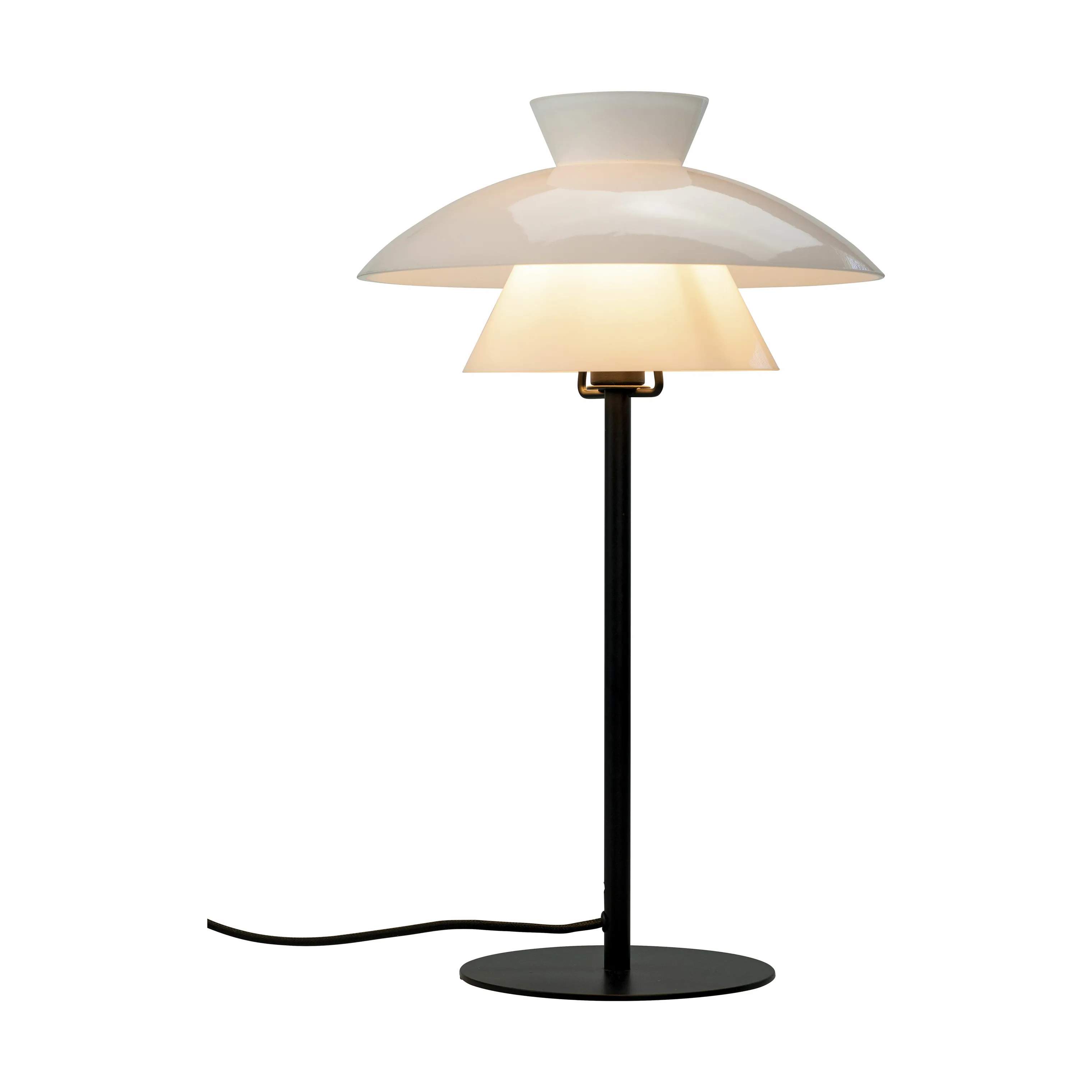 Dyberg Larsen Bordlamper Valby Bordlampe i Opal/sort, 40 cm, 3