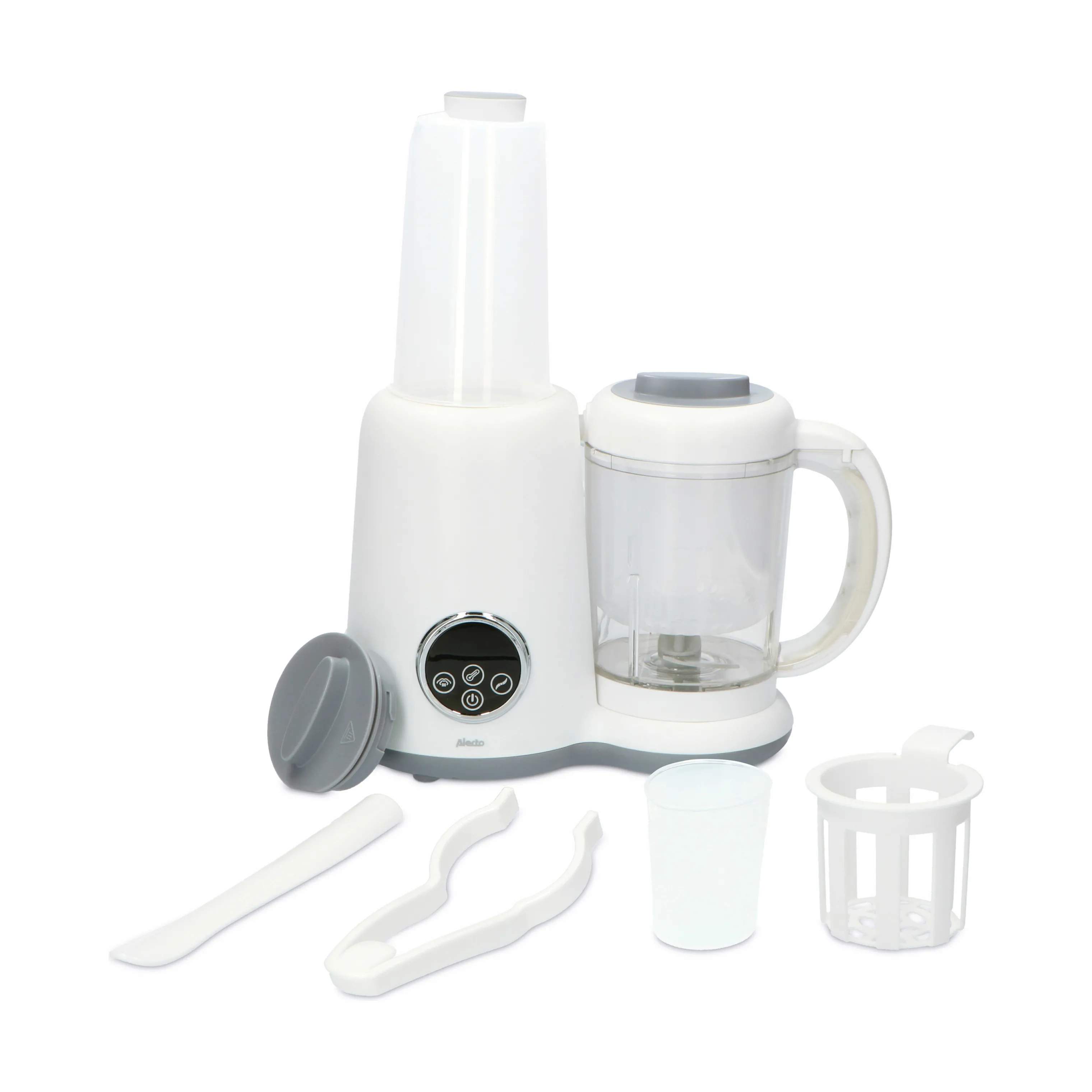 Alecto Baby Madtilberedning BFP-66 Dampblender til babymad i Hvid, 4