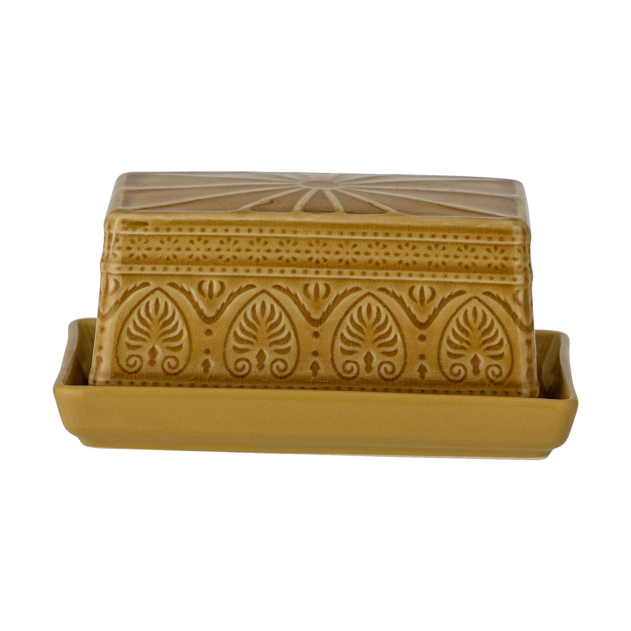 Bloomingville Smørbokse Rani Smørboks i Gul, 1