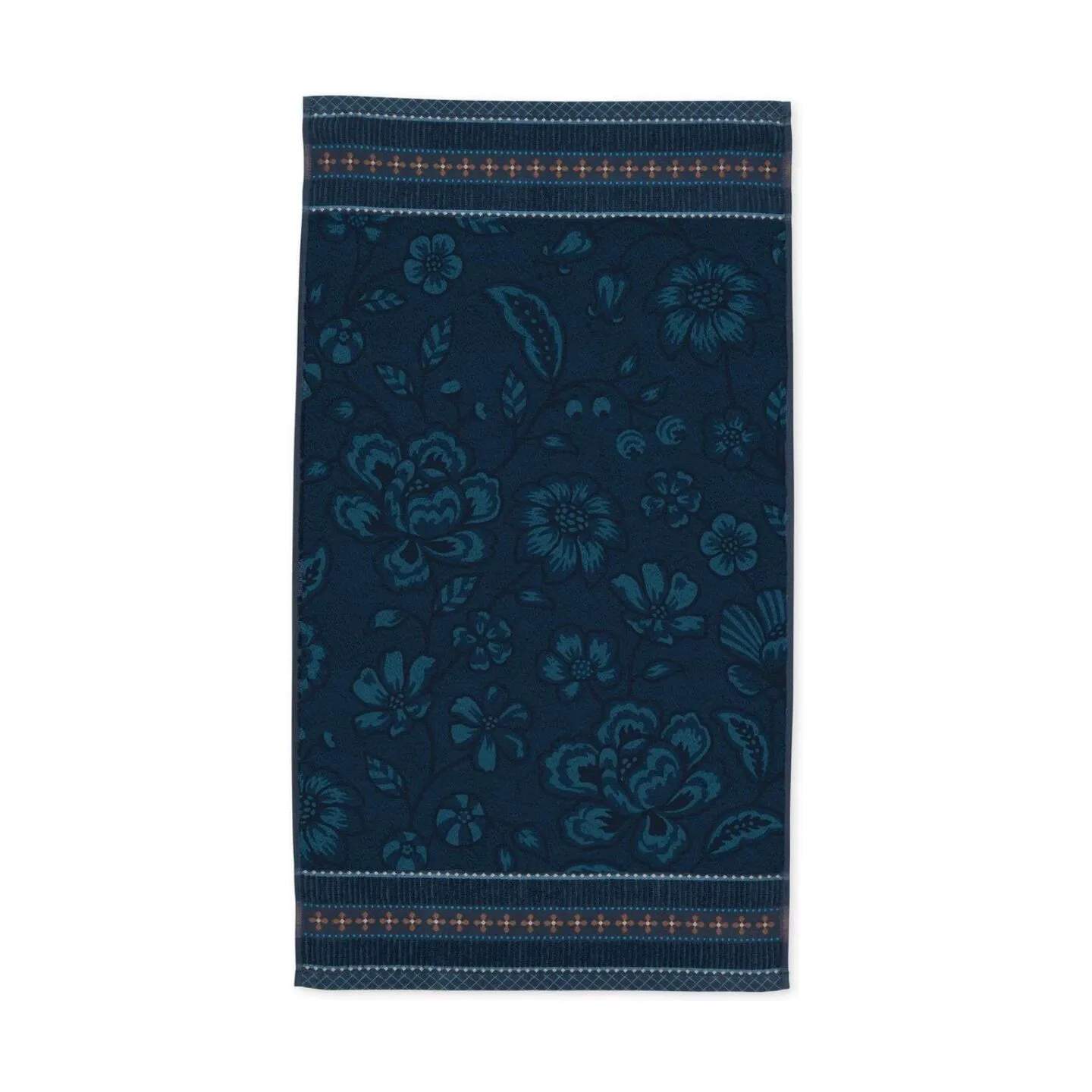 PIP Studio Håndklæder Jasmin Jacquard Håndklæde i Blå, B70 x L140 cm, 1