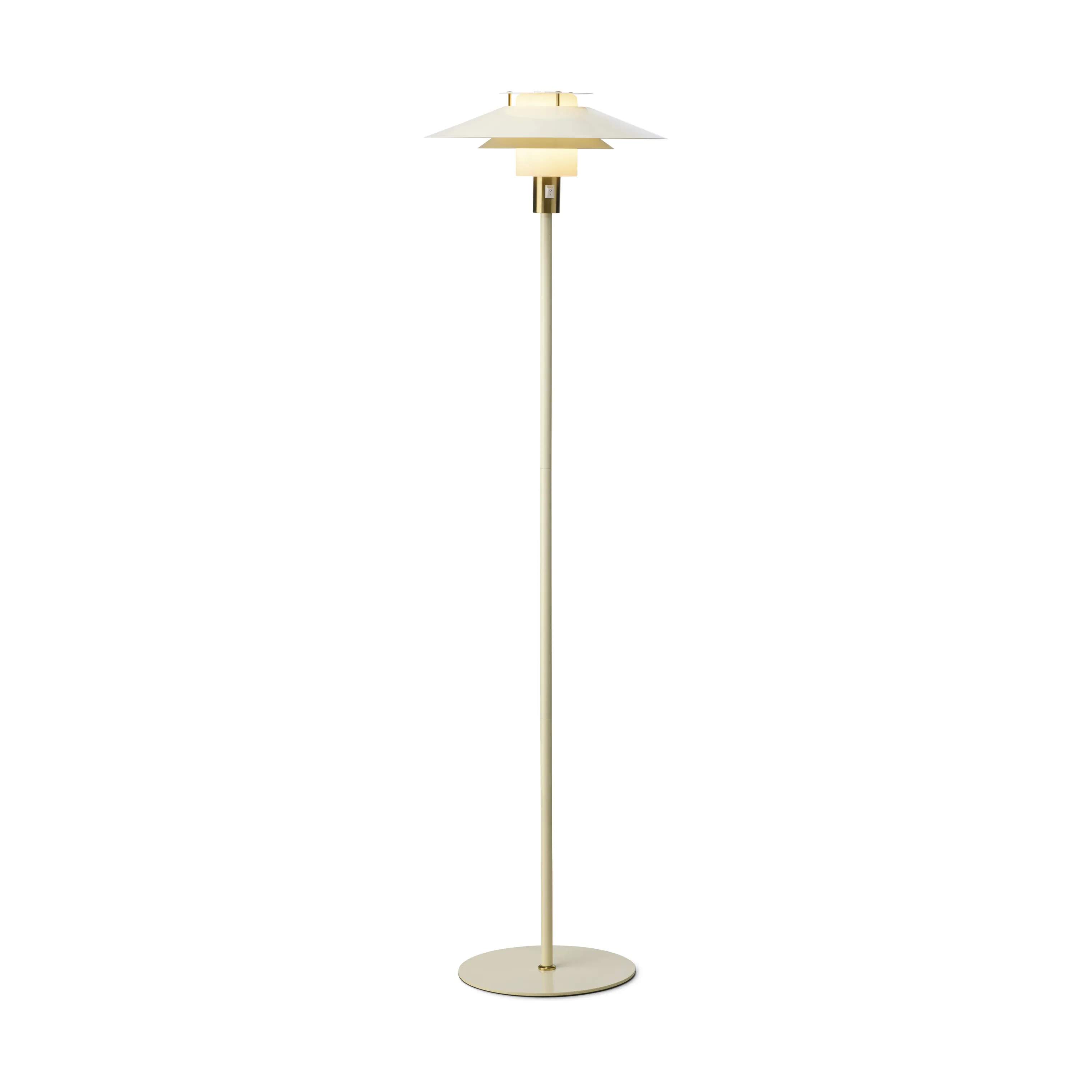 Halo Design Gulvlamper Rivoli Gulvlampe i Creme, 1