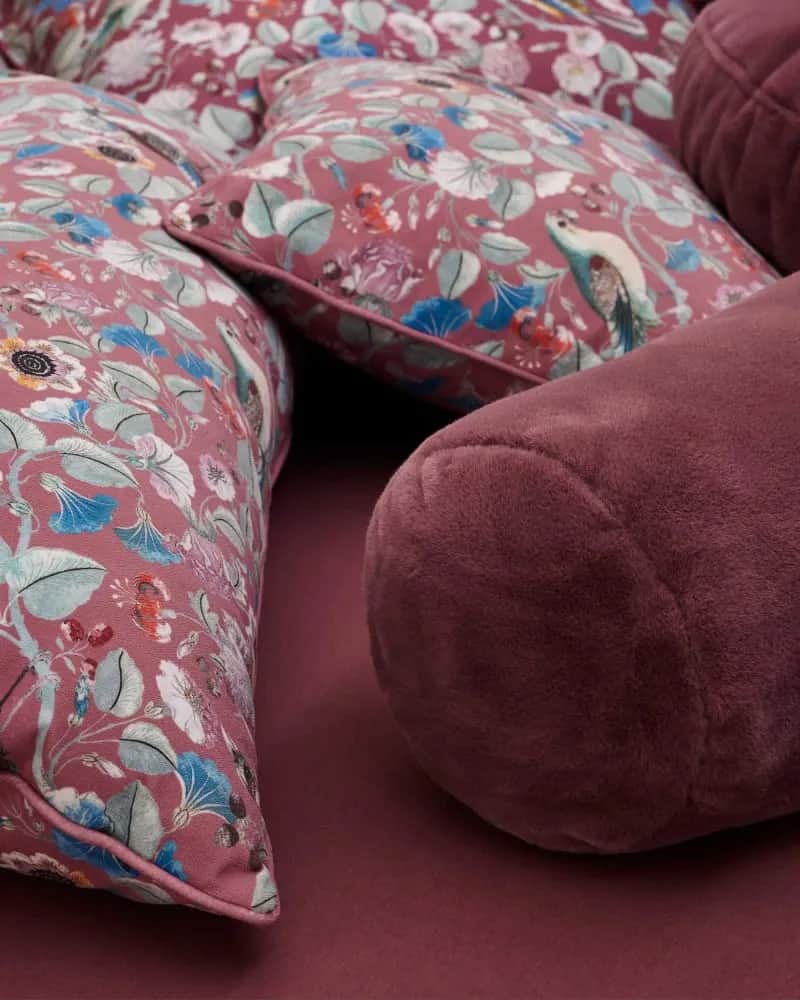 Essenza Plaider Furry Plaid i Mauve, B150 x L200 cm, 2