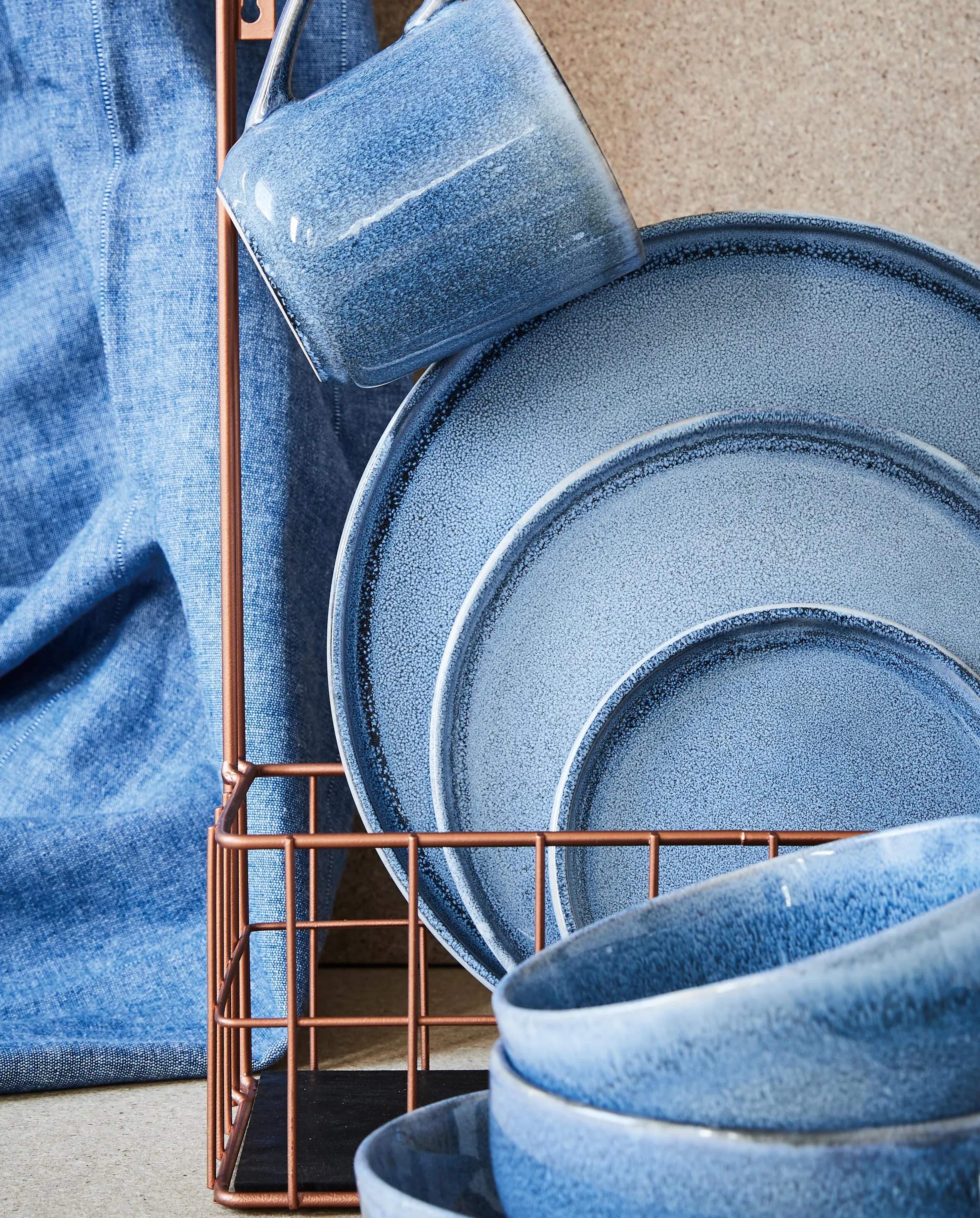 SØHOLM Frokosttallerkener Sonja Frokosttallerken i Blå, 2