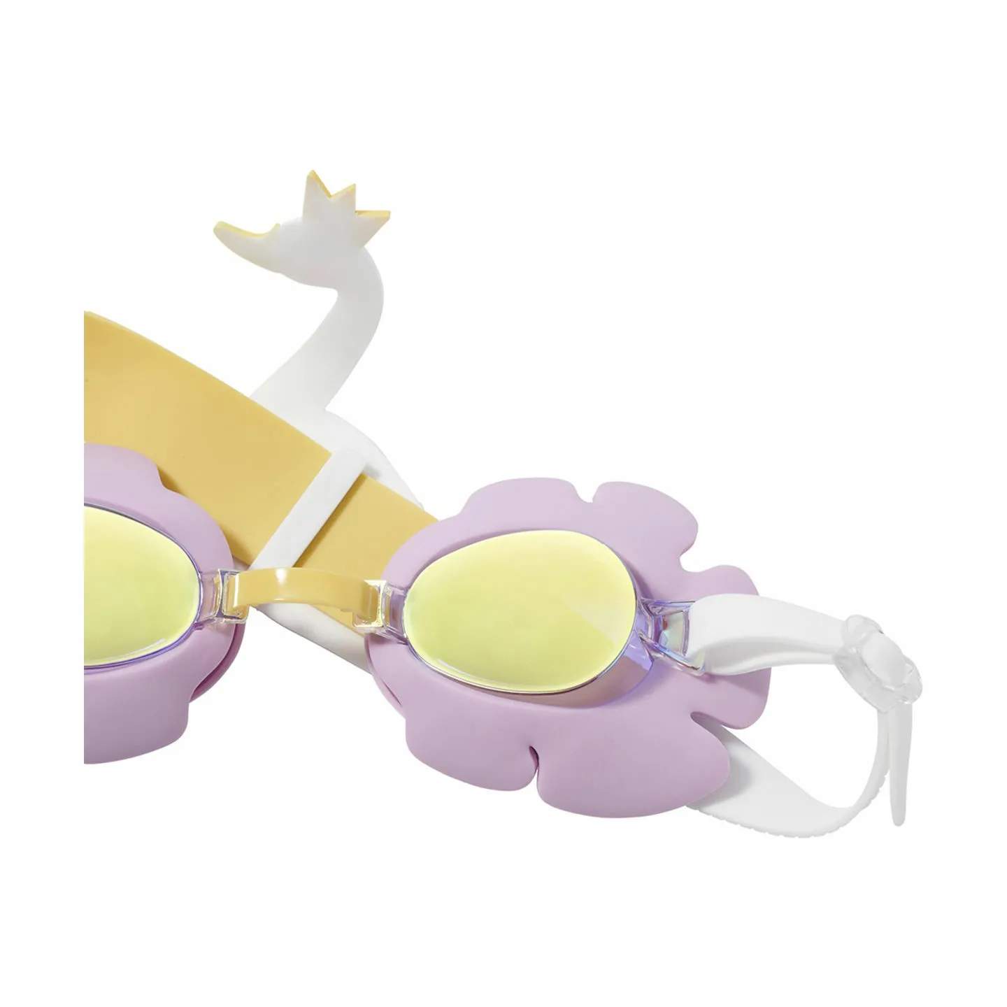 Sunnylife Badeudstyr Dykkerbriller - Princess Swan i Lilla, 4