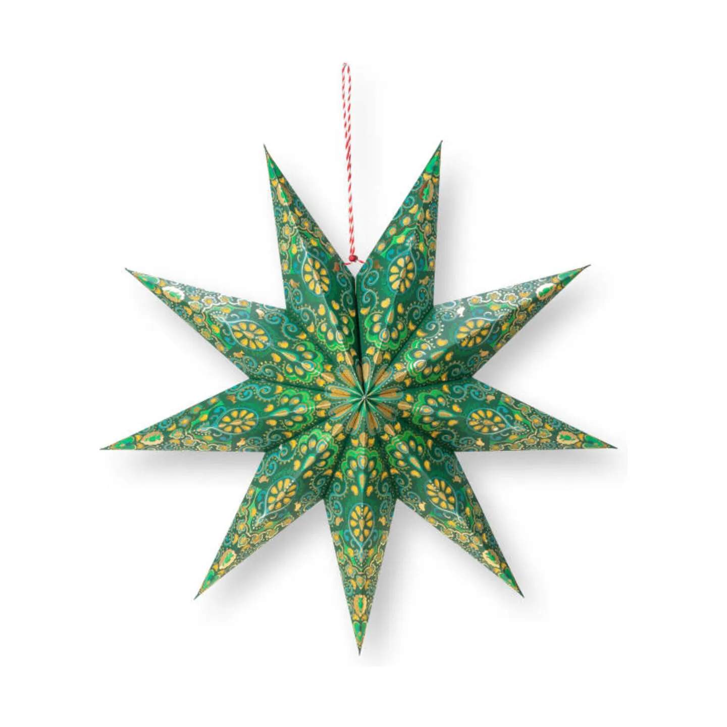 PIP Studio Juleophæng Christmas Julestjerne i Mørkegrøn, 60 cm, 1
