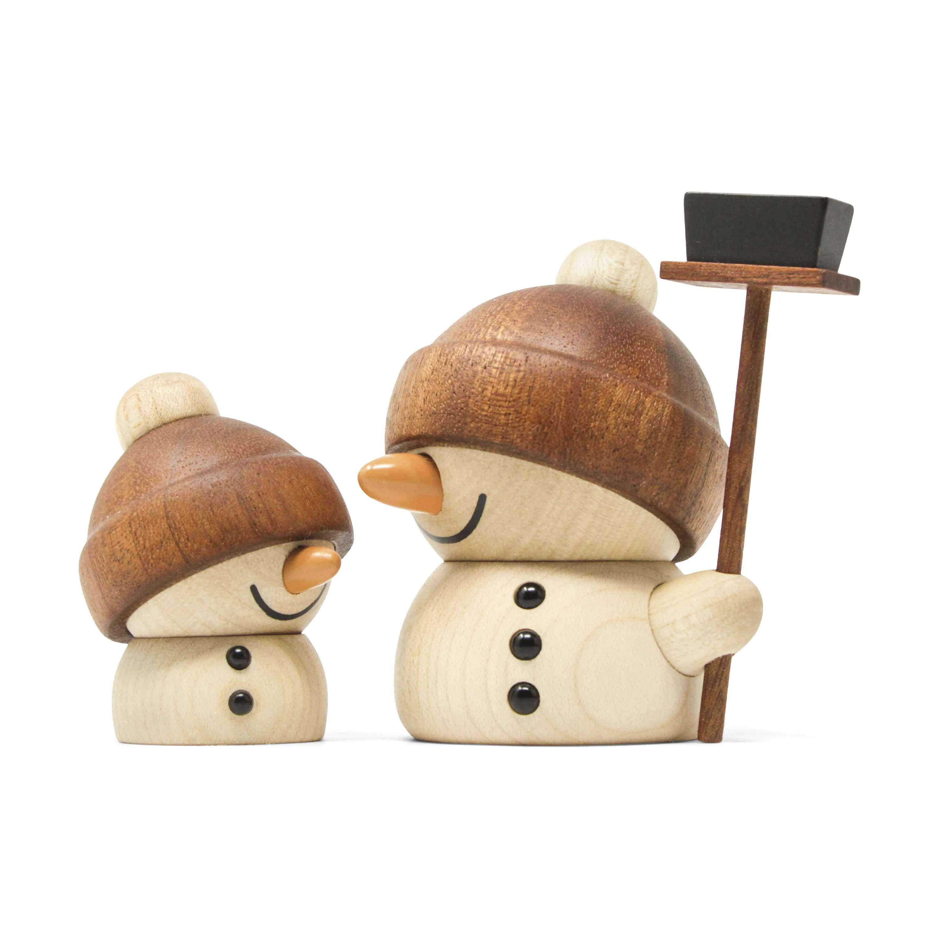 FableWood Julefigurer Snowman - Sundae i Ahorn/Sapele, 4